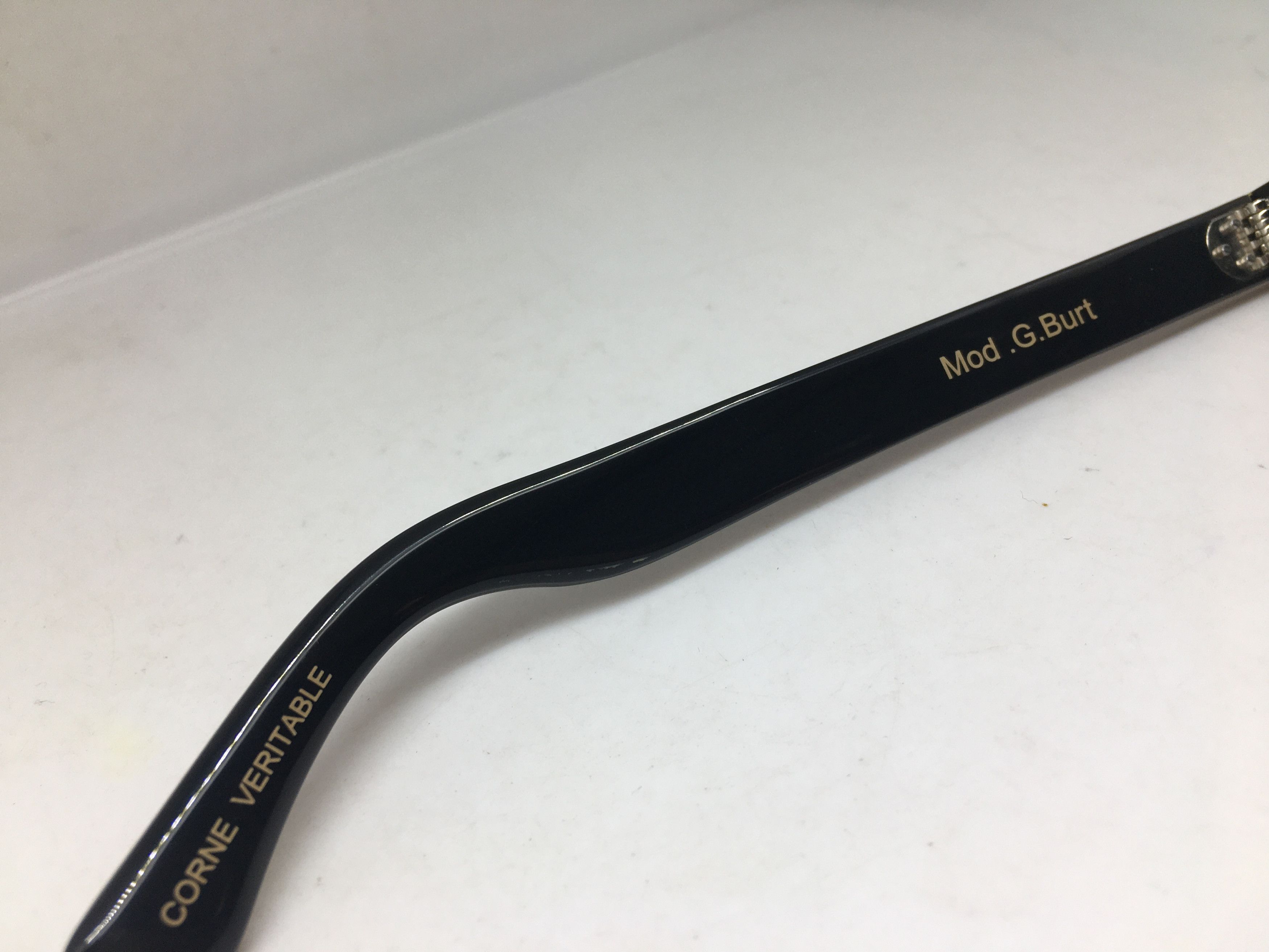 Lesca Lunetier Lesca Lesca Lunetier Genuine Horn G Burt Sunglasses Size ONE SIZE - 6 Thumbnail