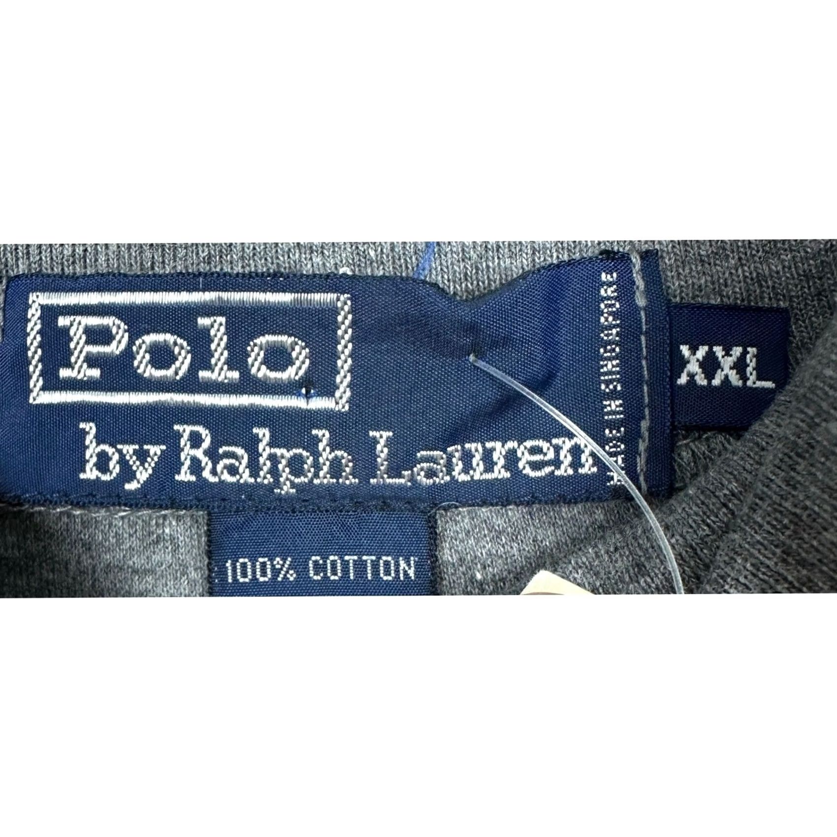 Polo Ralph Lauren Polo Ralph Lauren Sweater Shirt Mens 2XL Grey Turtleneck Pullover Pony Long Sleeve Size US XXL / EU 58 / 5 - 4 Thumbnail