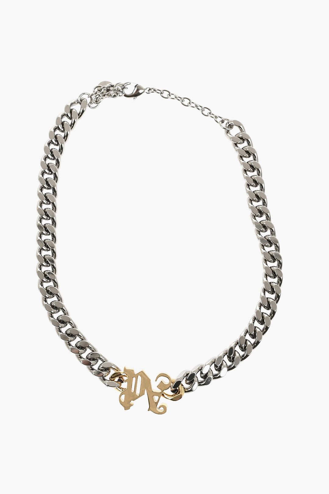 Palm Angels Maxi Chain Necklace with Monogram Size ONE SIZE - 1 Thumbnail
