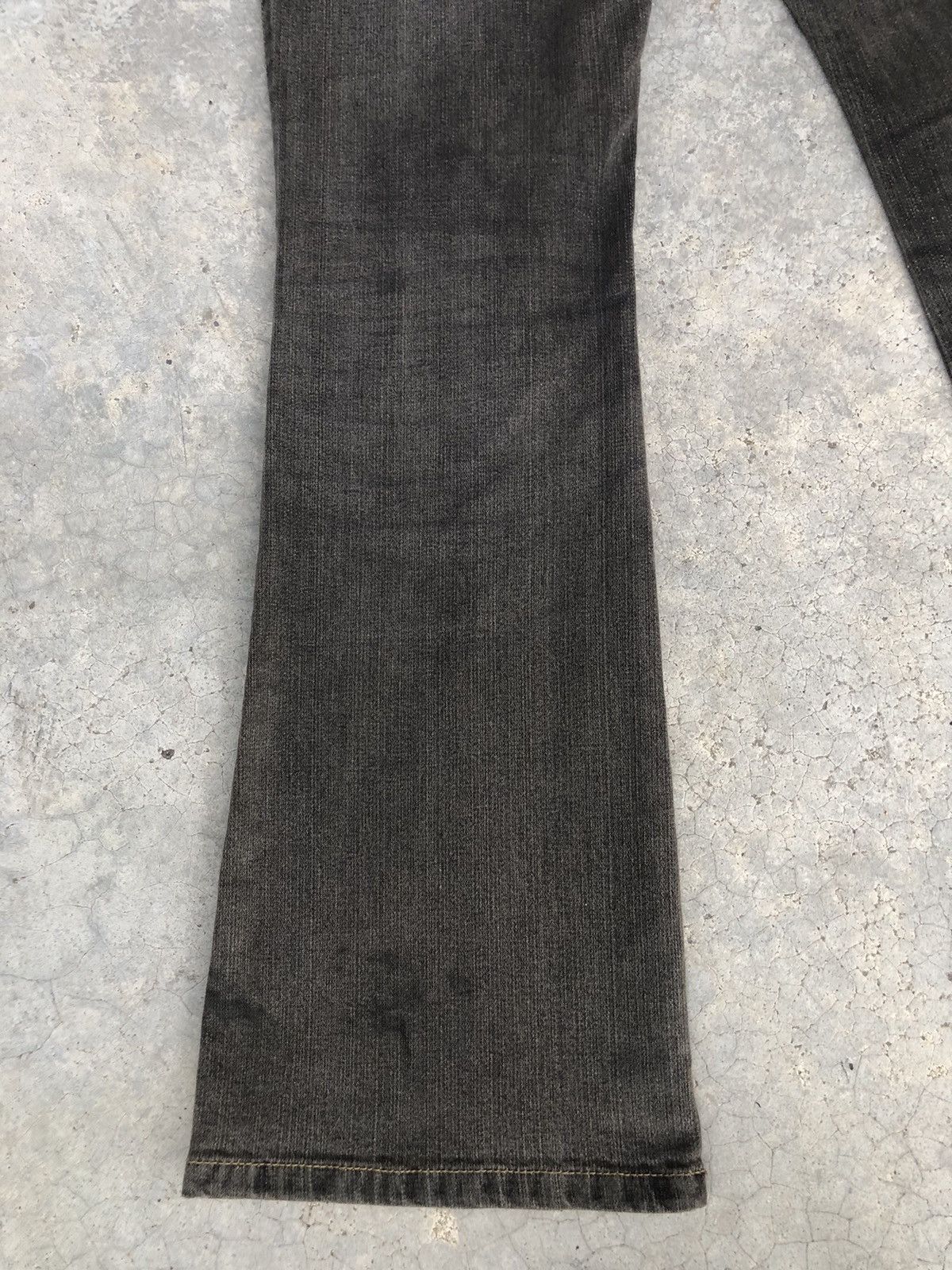 If Six Was Nine Japanese Back Rush Flared Jeans Distressed Size US 30 / EU 46 - 12 Thumbnail