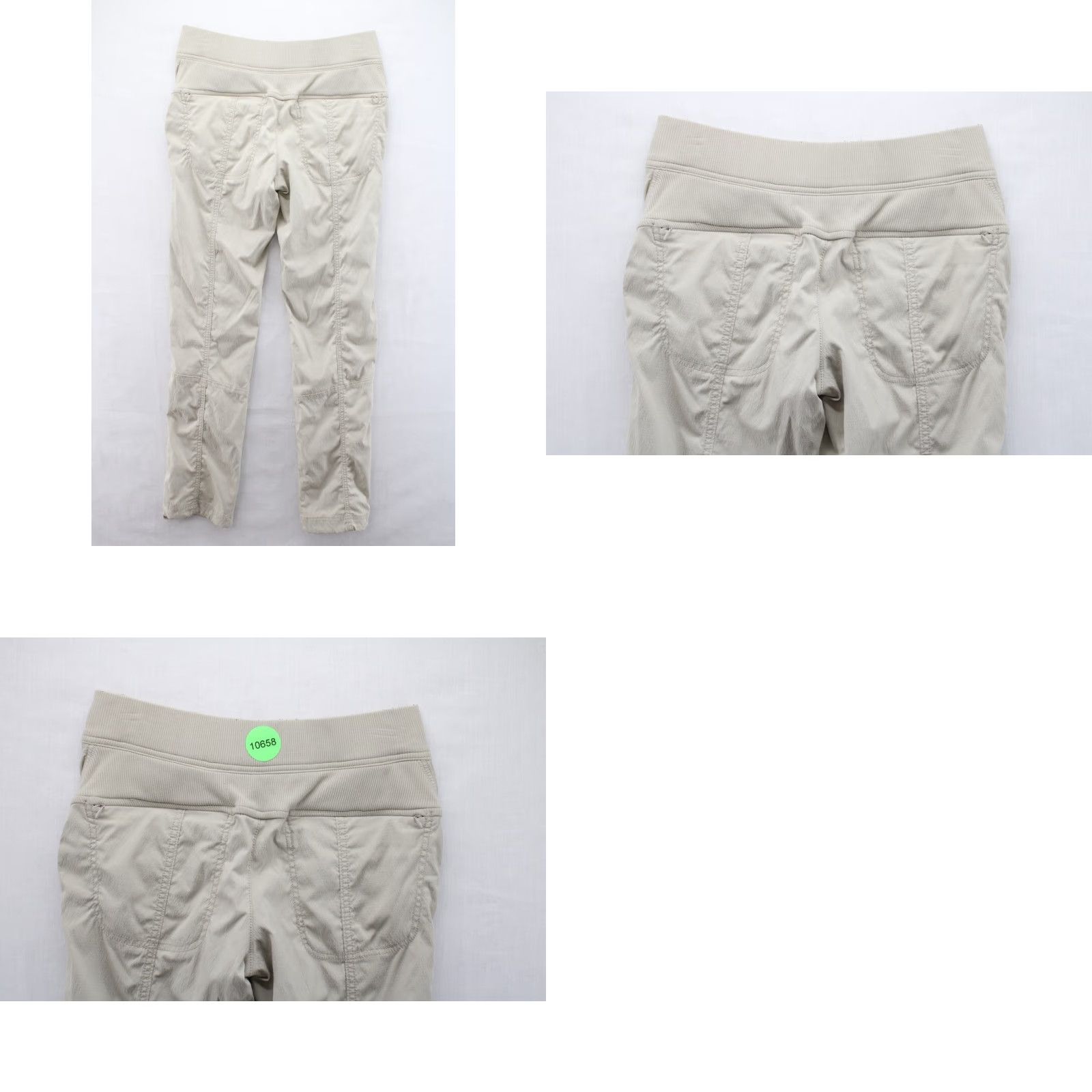 Athleta Athleta Pants Women's 2 Beige Hiking Pockets Zip Outdoors Trekkie 32 Inseam Casual Outdoors Camping Size 26" / US 2 / IT 38 - 8 Thumbnail