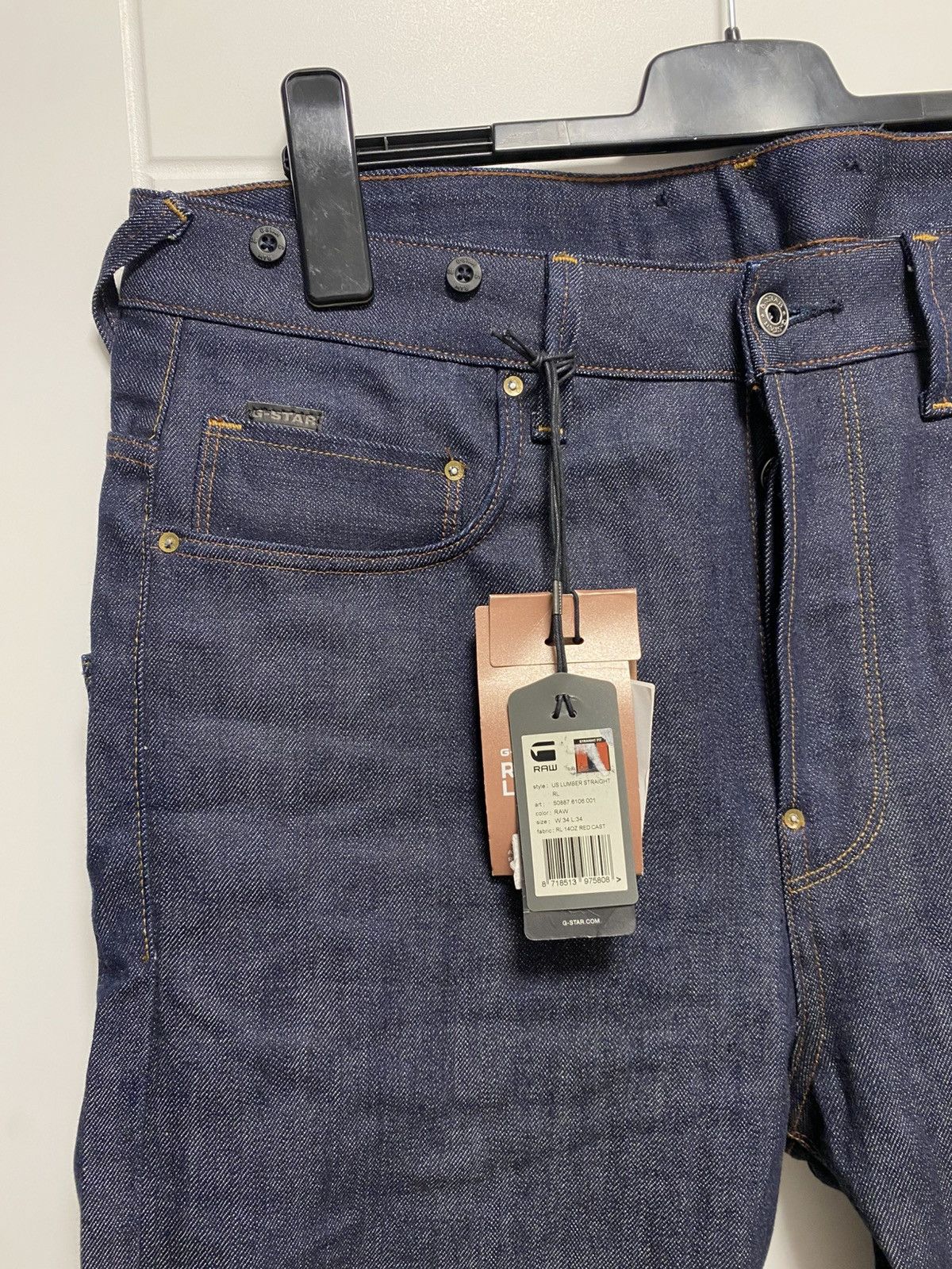 G-Star G-Star Raw true denim jeans selvedge 14oz Size US 34 / EU 50 - 13 Thumbnail