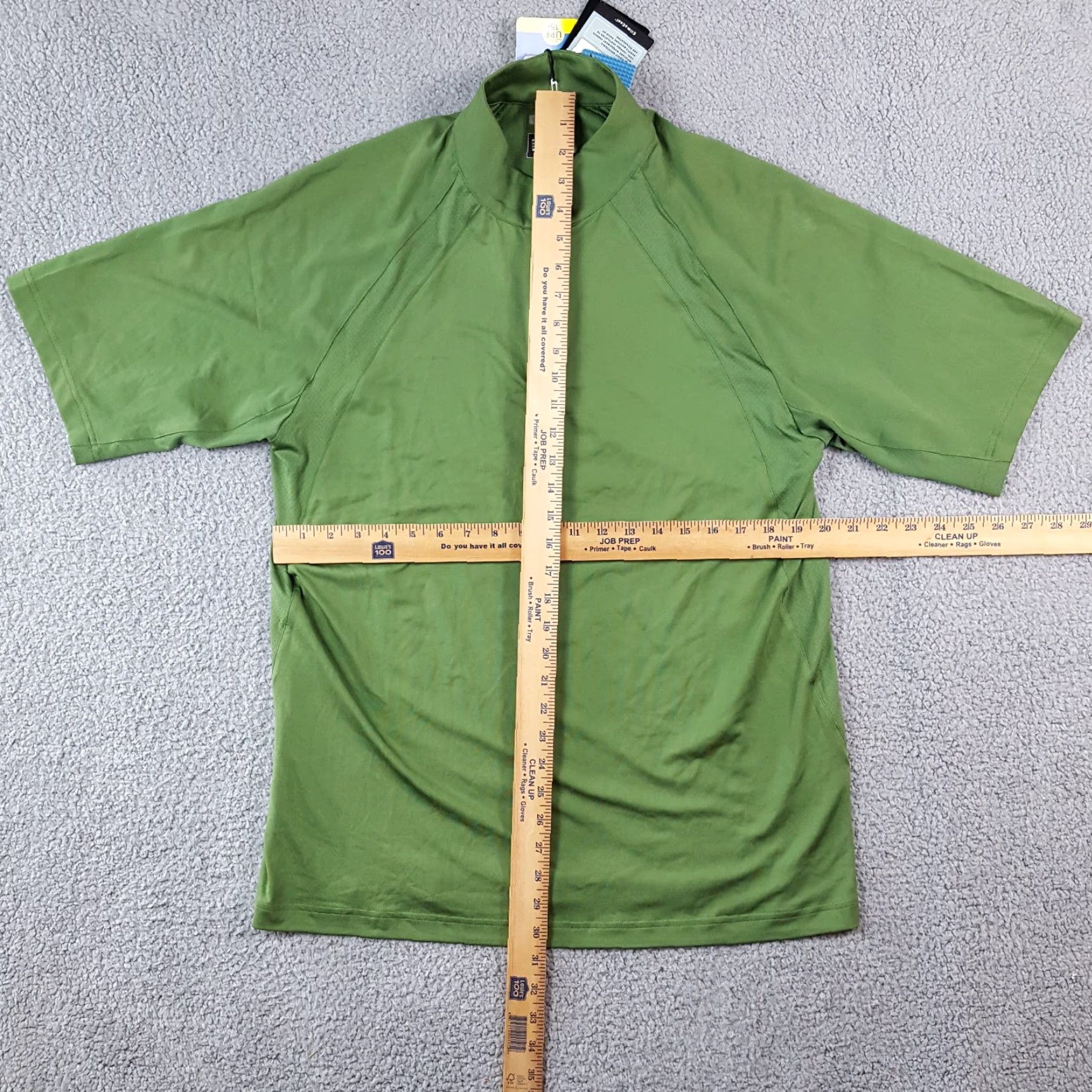 Adidas VINTAGE adidas ClimaCool Green Athletic Golf Polo Shirt Large Zip Short Sleeve Mens 90s Classic Size US L / EU 52-54 / 3 - 5 Thumbnail