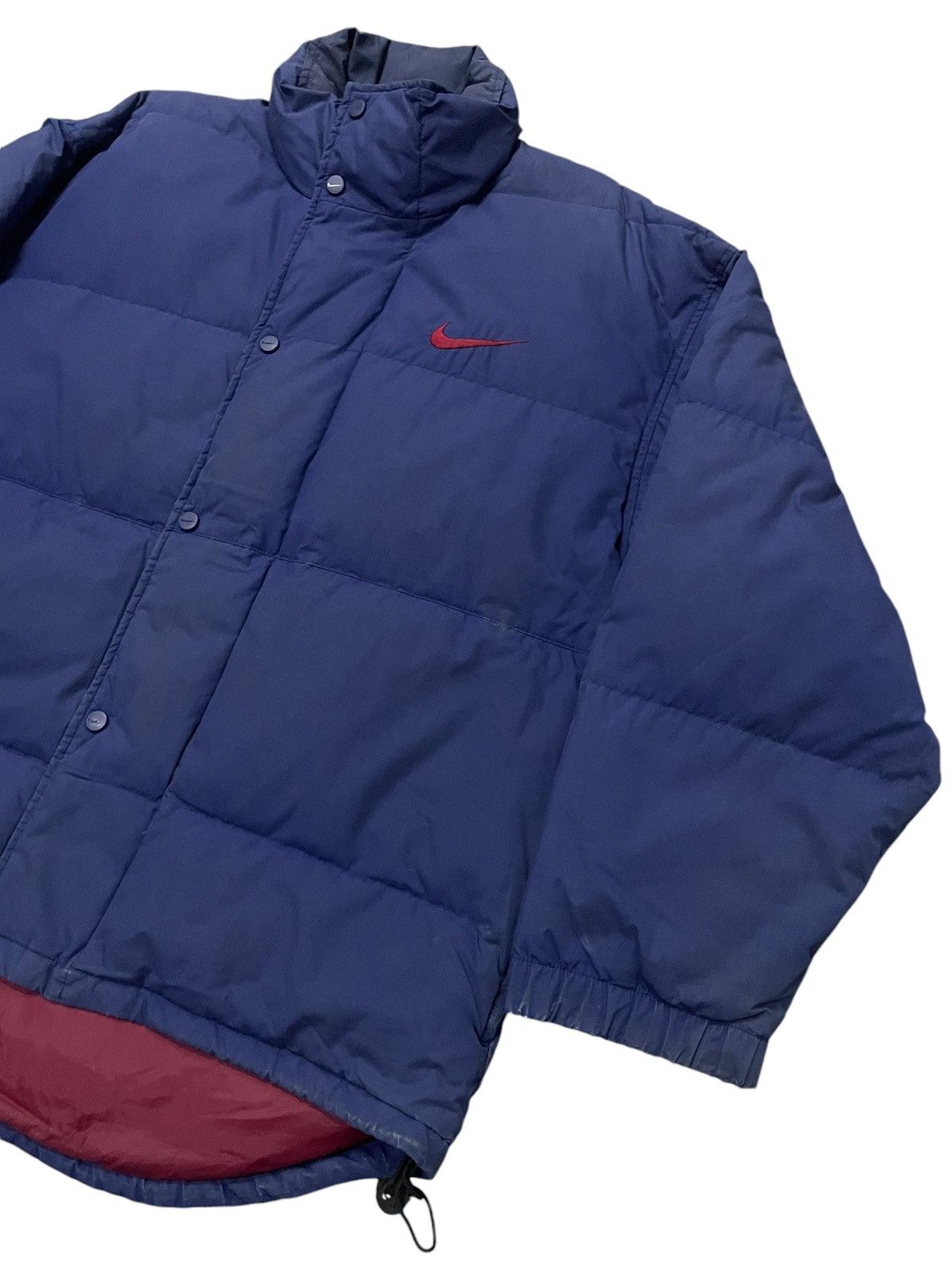 Nike × Vintage Vintage 90s Nike Puffer Down Jacket Size US XL / EU 56 / 4 - 3 Thumbnail