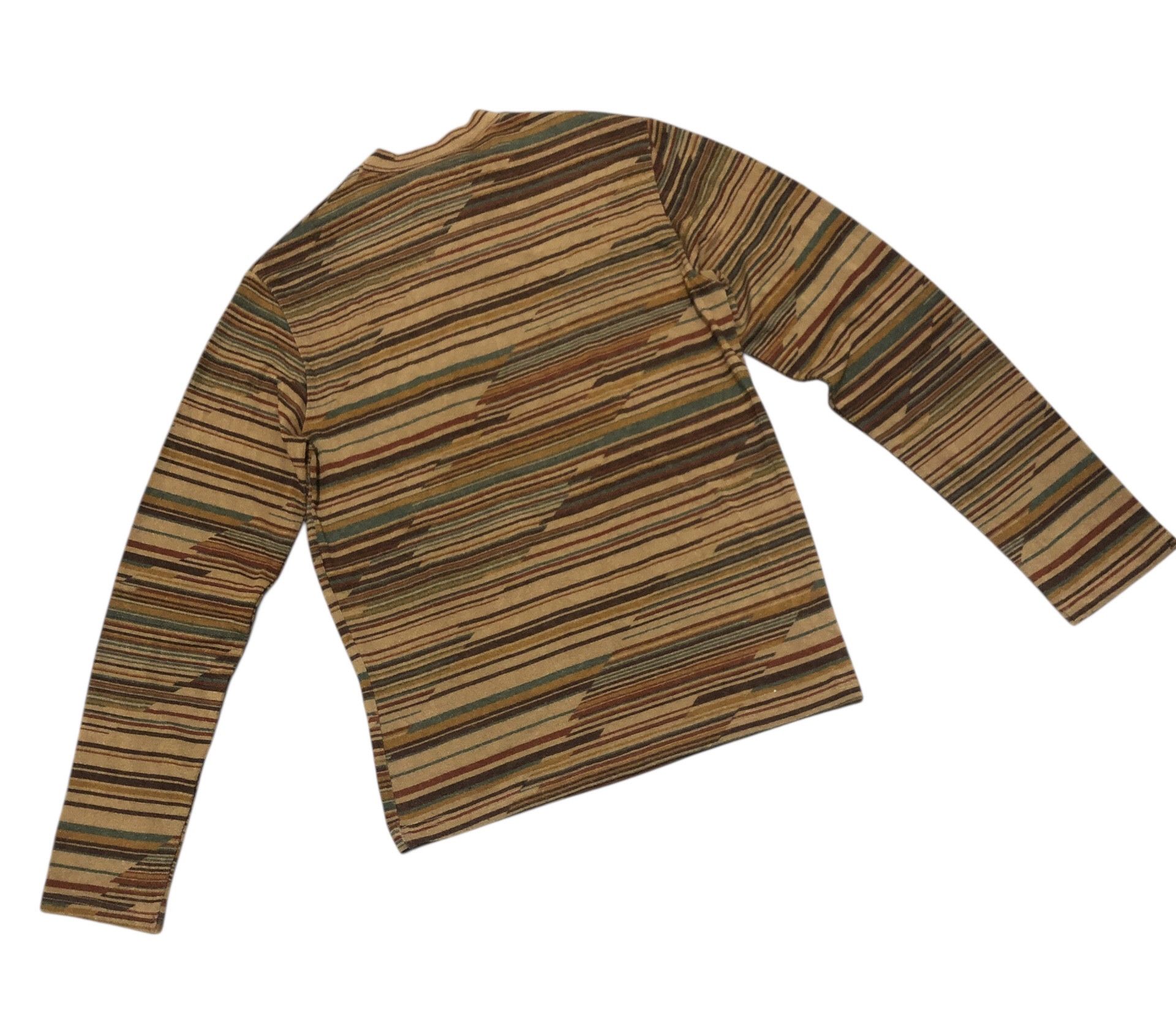 Katharine Hamnett London 🔥Vintage KATHERINE HAMNETT Striped Archive Longsleeve Shirt Size M / US 6-8 / IT 42-44 - 2 Thumbnail