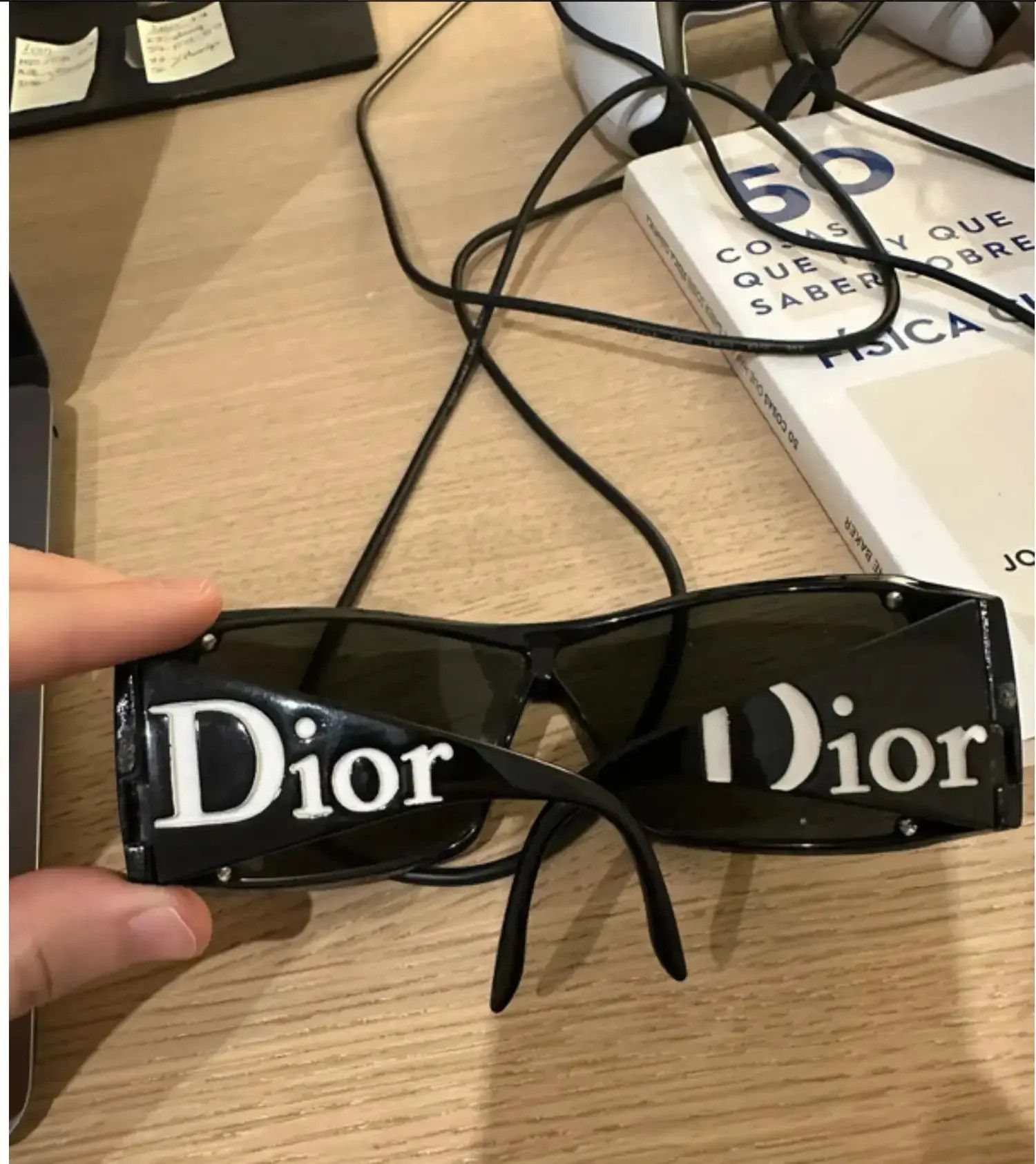 Dior DIOR Sunglasses OVERSHINE 1 Mask Ski Wrap Shield Vintage Size ONE SIZE - 3 Thumbnail