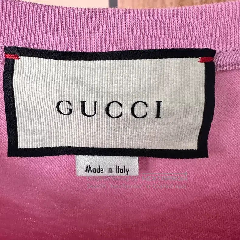 Gucci Gucci Pink pineapple round-neck cotton short sleeves Size L / US 10 / IT 46 - 4 Thumbnail