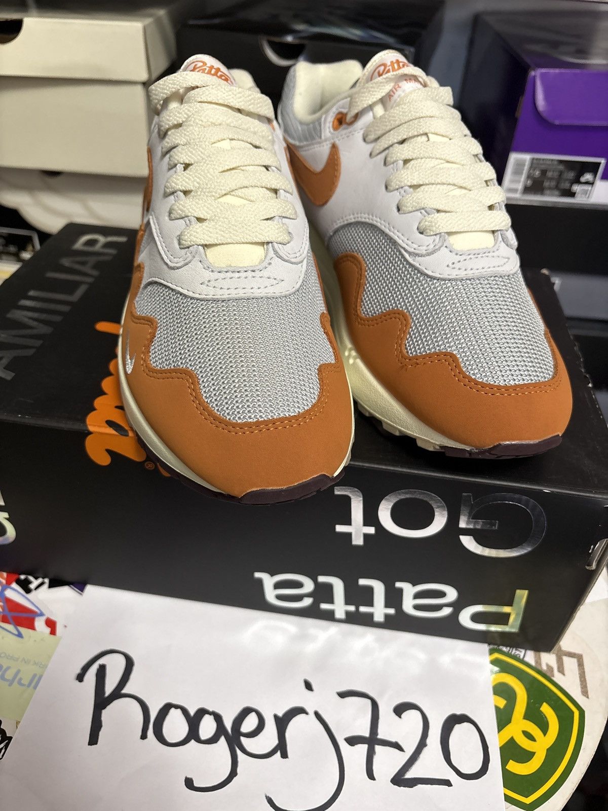 Nike × Patta Air Max 1 Patta Waves Monarch Size US 8 / EU 41 - 4 Thumbnail