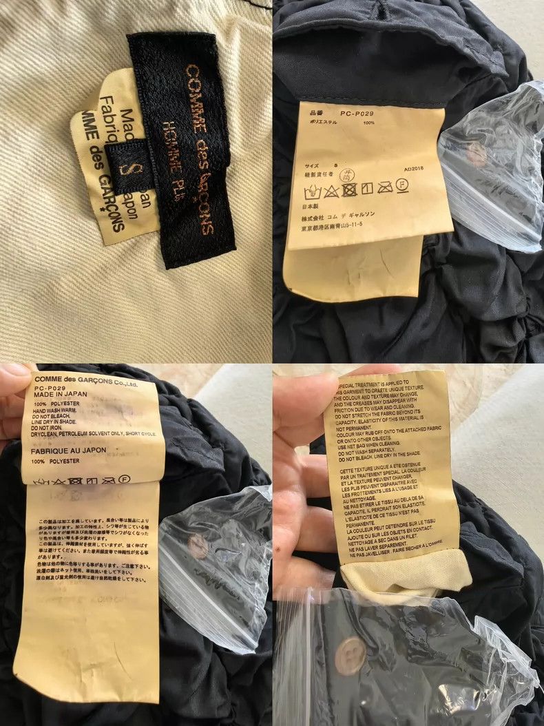 Comme des Garcons Comme Des Garcons size S Black pleated shorts Size 24" / US 00 / IT 34 - 9 Thumbnail