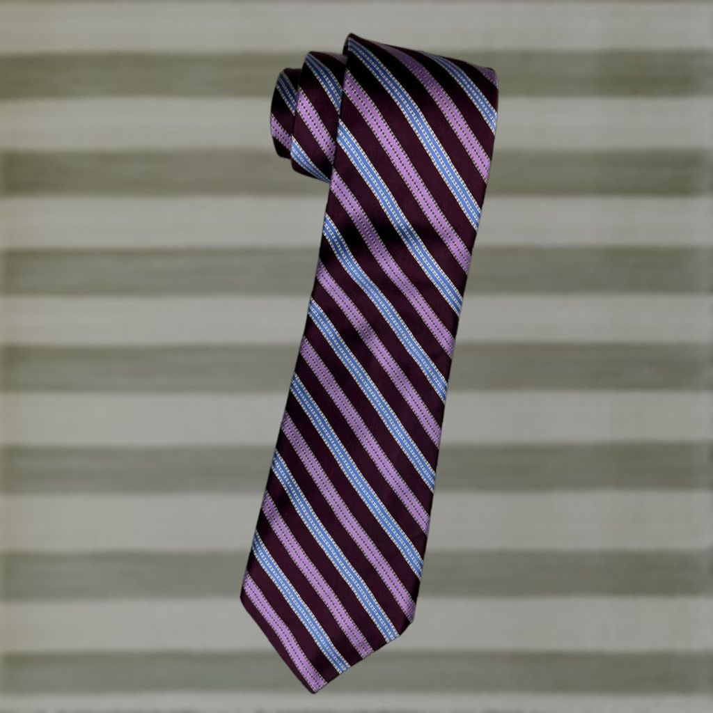 Robert Talbott Robert Talbott Men's Carmel Tie Striped Hand Made in USA Size ONE SIZE - 1 Thumbnail