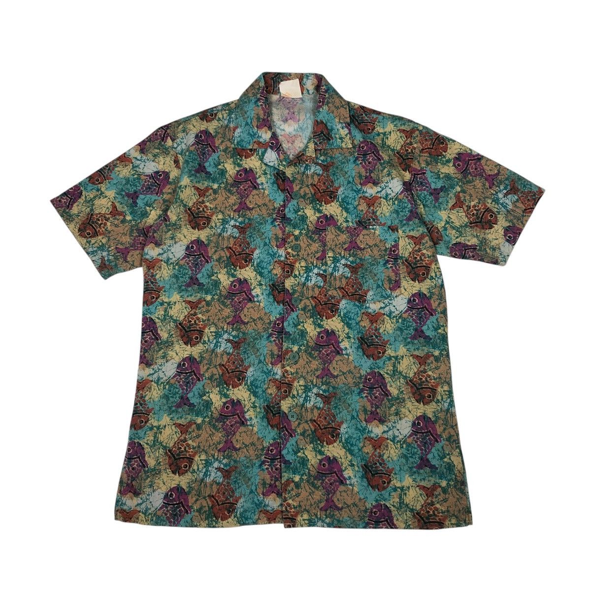 Vintage 🔥VINTAGE SHIRT BUTTON HAWAII FULL PRINT FLOWER Size US S / EU 44-46 / 1 - 1 Thumbnail