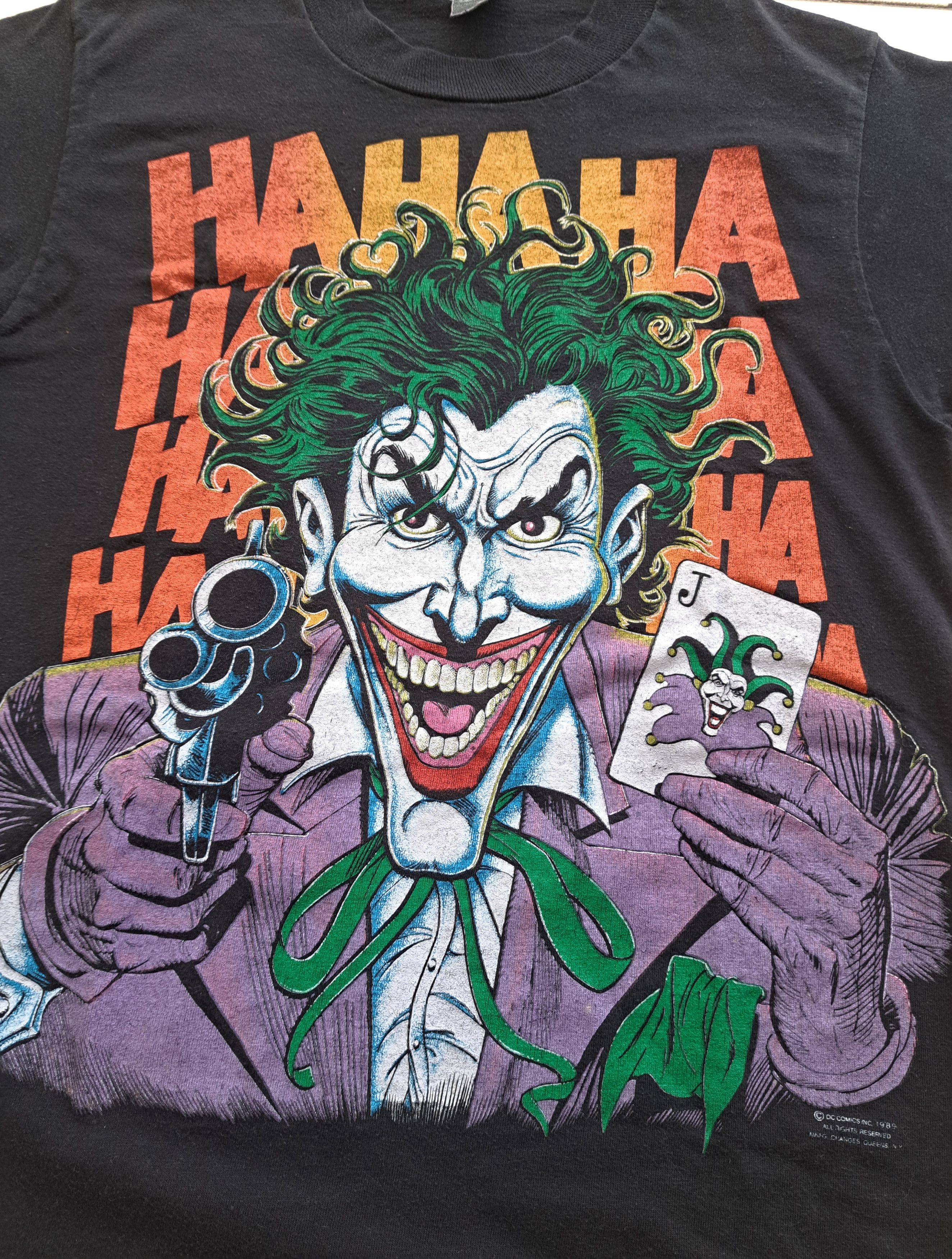 Vintage Vintage 80s Batman Animated Series Joker T-Shirt Size US M / EU 48-50 / 2 - 2 Thumbnail