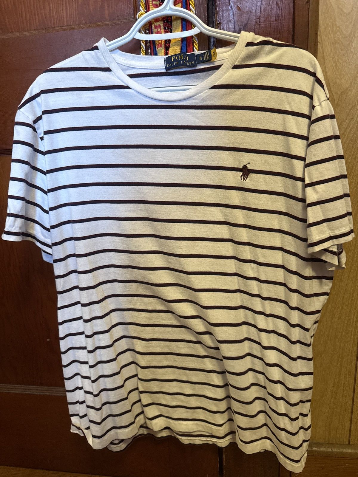 Polo Ralph Lauren × Vintage Striped polo t shirt Size US XL / EU 56 / 4 - 1 Thumbnail