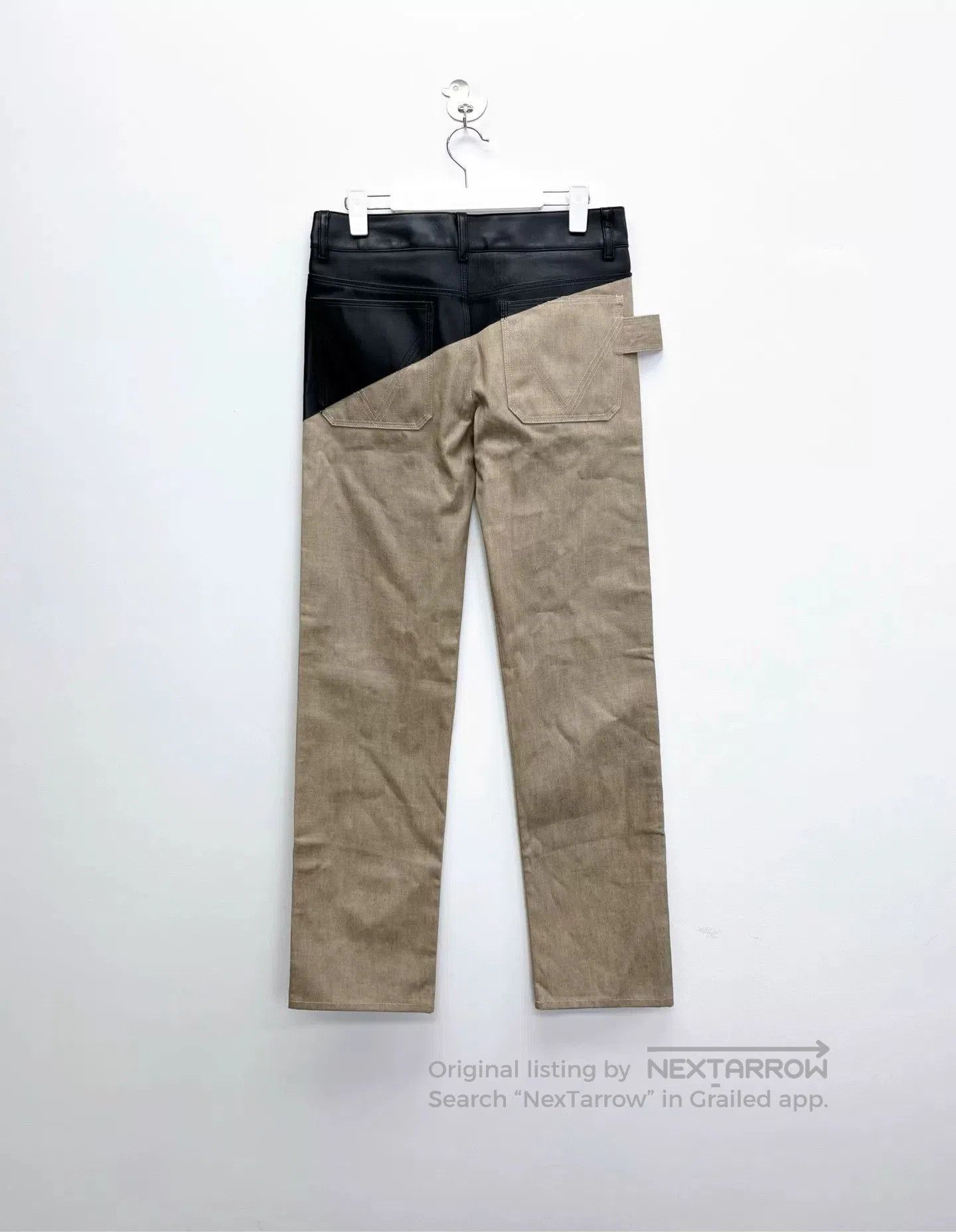Bottega Veneta Bottega Veneta Khaki Leather Panel High. Size 37" - 2 Thumbnail