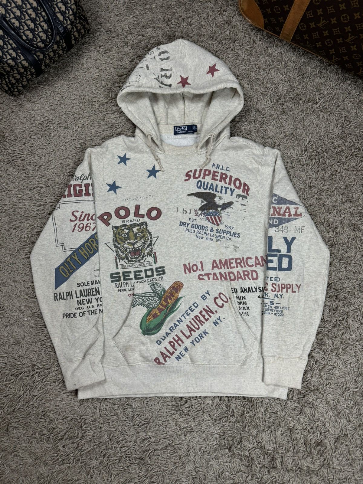 Polo Ralph Lauren Hoodie Polo Ralph Lauren Graphic original streetwear item Size US L / EU 52-54 / 3 - 1 Thumbnail