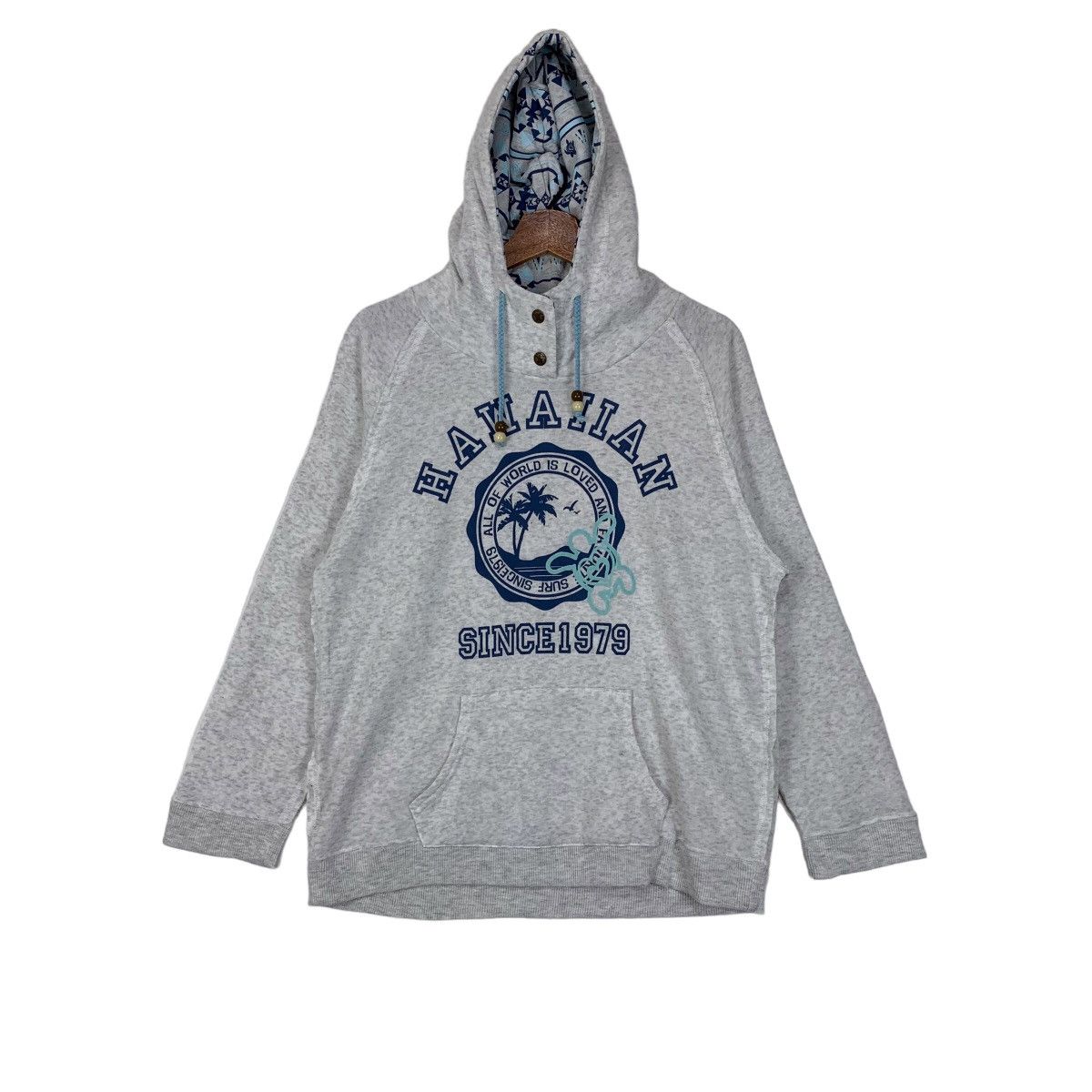 Other Vintage Maulani Hawaiian Surf Hoodie Made In Aloha Big Logo Size M / US 6-8 / IT 42-44 - 1 Thumbnail