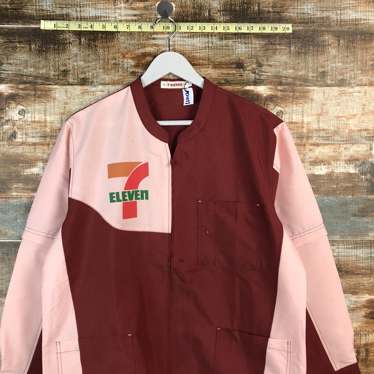 Japanese Brand 7 Eleven vintage Pink Shirt #A2477 Size US L / EU 52-54 / 3 - 2 Thumbnail