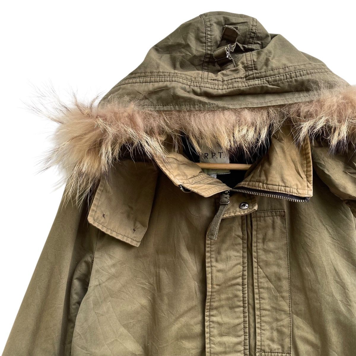 If Six Was Nine × Japanese Brand × Le Grande Bleu (L.G.B.) Japanese Brand Rupert Fur Coat Parka Fishtail Size M / US 6-8 / IT 42-44 - 3 Thumbnail