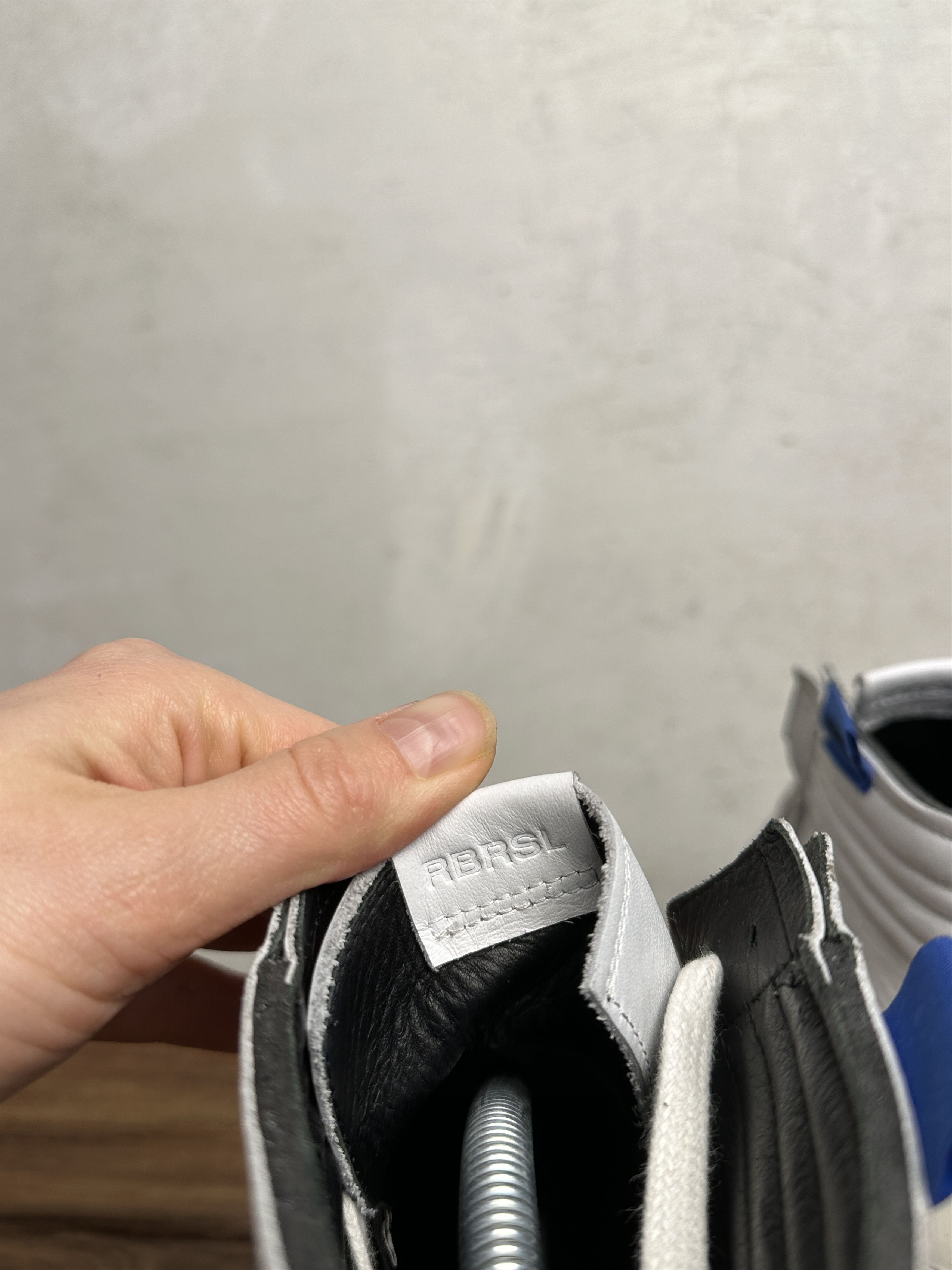 RBRSL RBRSL Rubber Soul White Distressed Sneakers Size US 10 / EU 43 - 11 Thumbnail