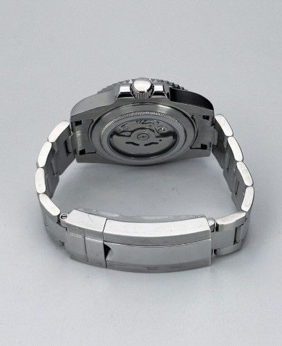 Japanese Brand Seiko Mod GMT-Master 2 Coke Red Black Oyster Steel Watch Size ONE SIZE - 4 Thumbnail