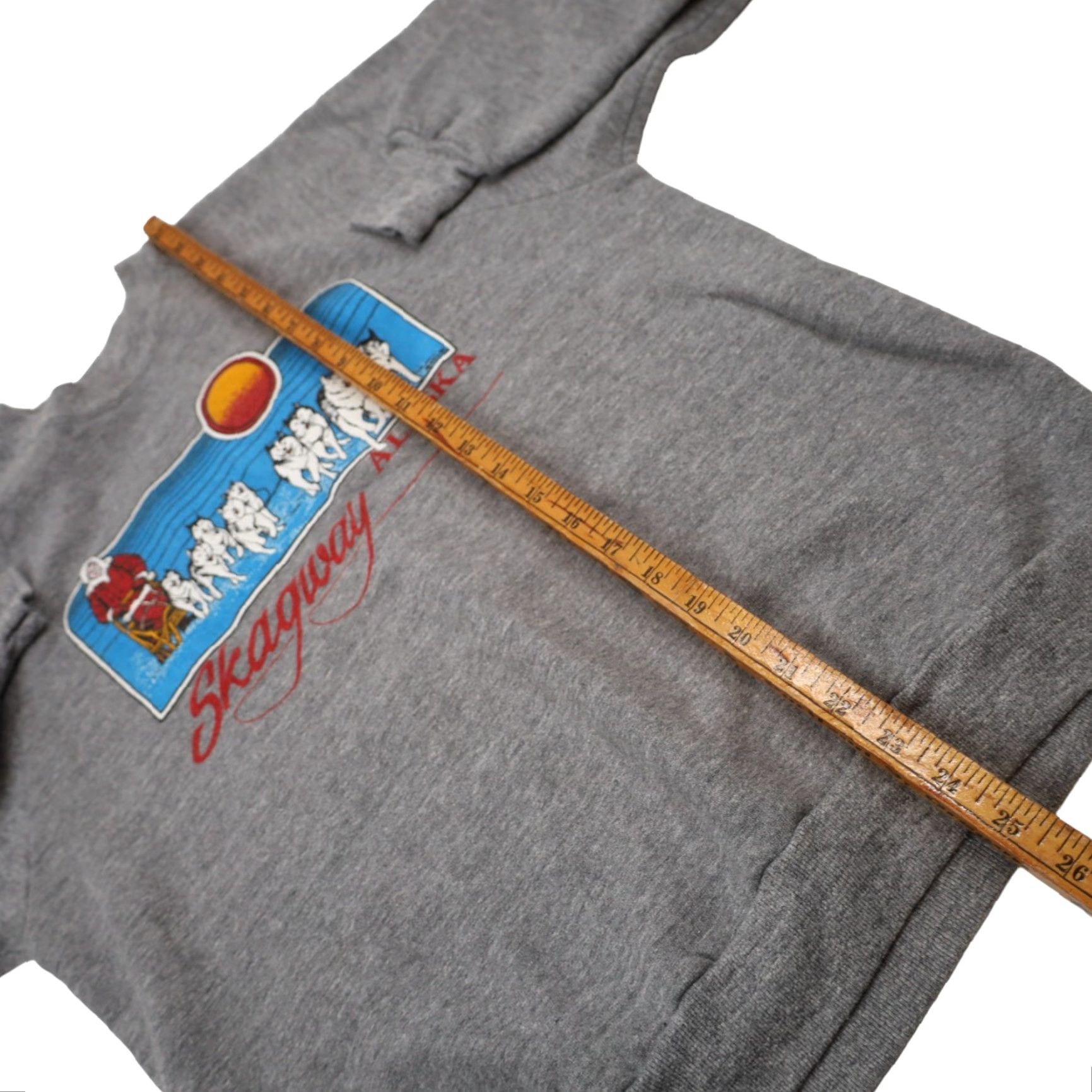 Vintage VINTAGE Skagway Alaska Sled Dog Mens XL Graphic Sweatshirt Gray Size US XL / EU 56 / 4 - 7 Thumbnail