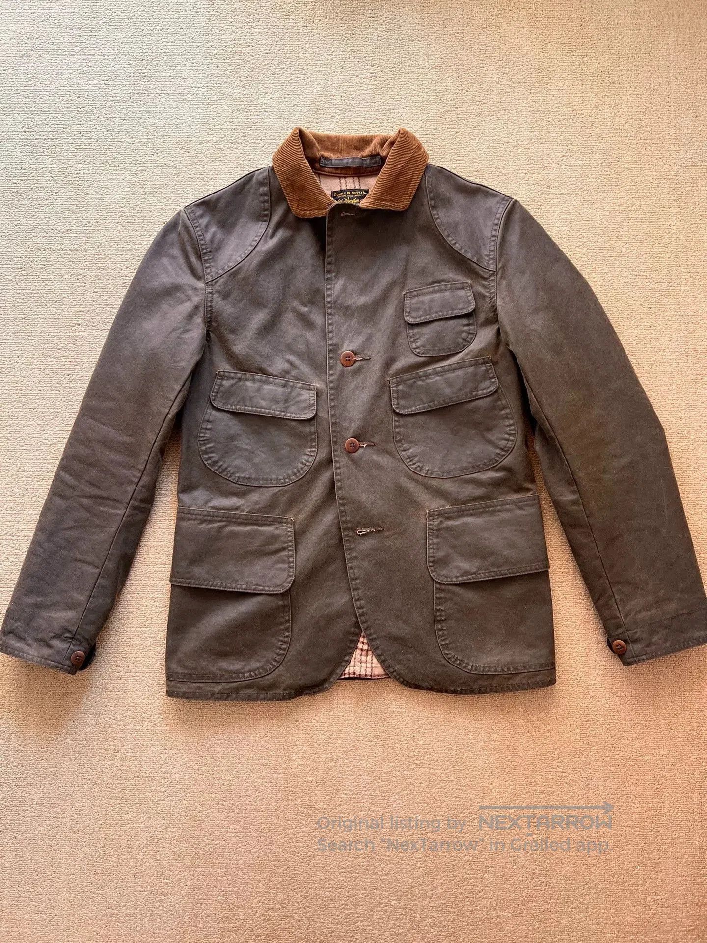 RRL Ralph Lauren RRL Double RL Waxed Cotton Jacket. Size US S / EU 44-46 / 1 - 1 Thumbnail