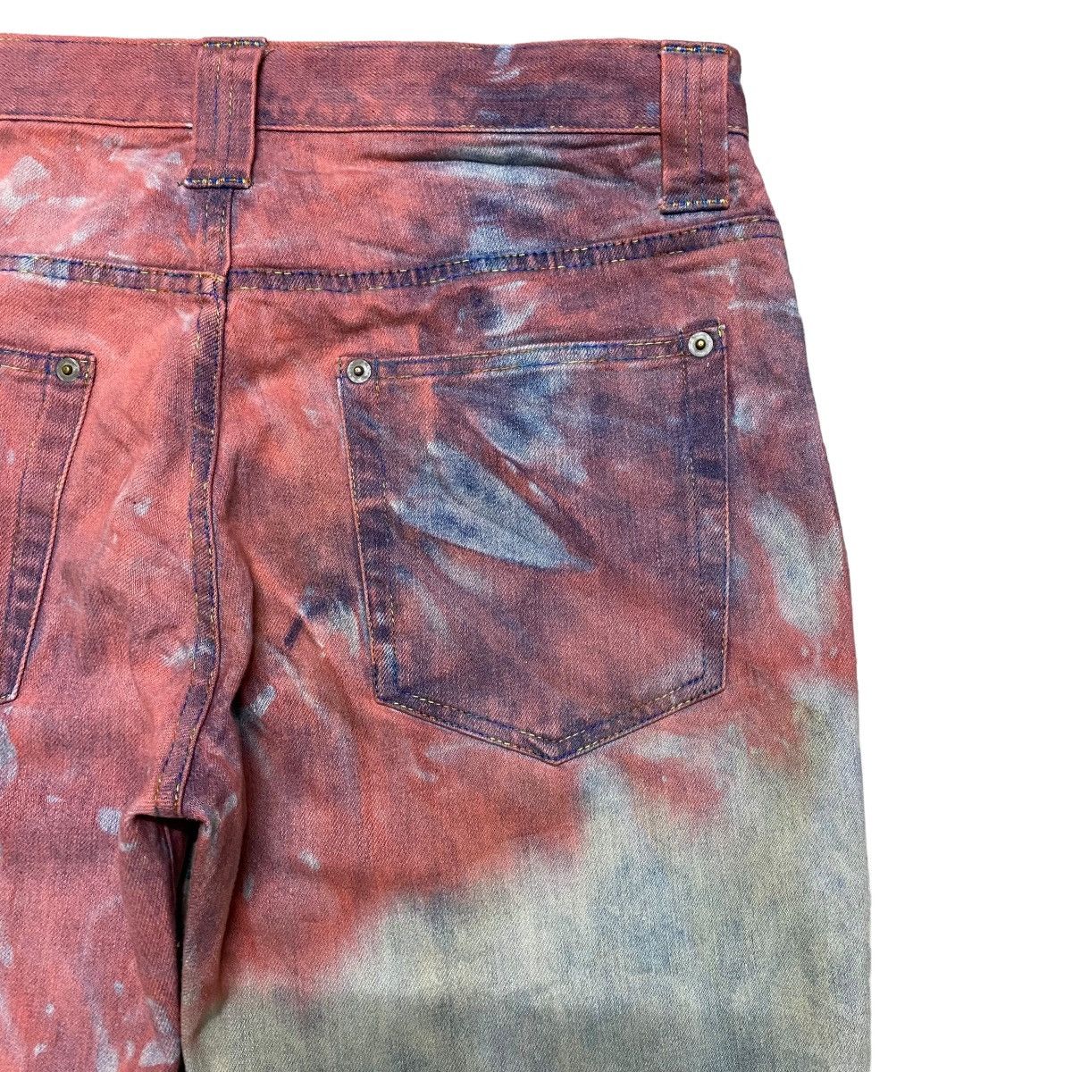 If Six Was Nine Veronica Led Rechwe Denim Flare Jeans Bleach Size US 32 / EU 48 - 11 Thumbnail