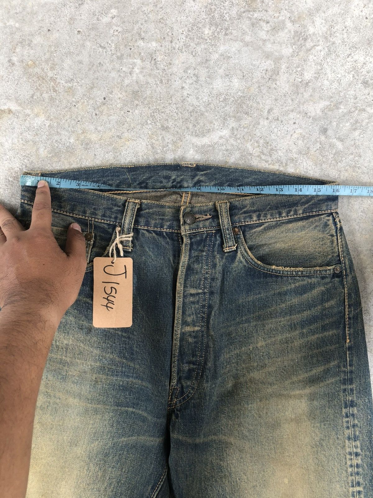 Sugar Cane Vintage Sugarcane 065 Distressed Denim Selvedge Denim Star Size US 32 / EU 48 - 24 Thumbnail