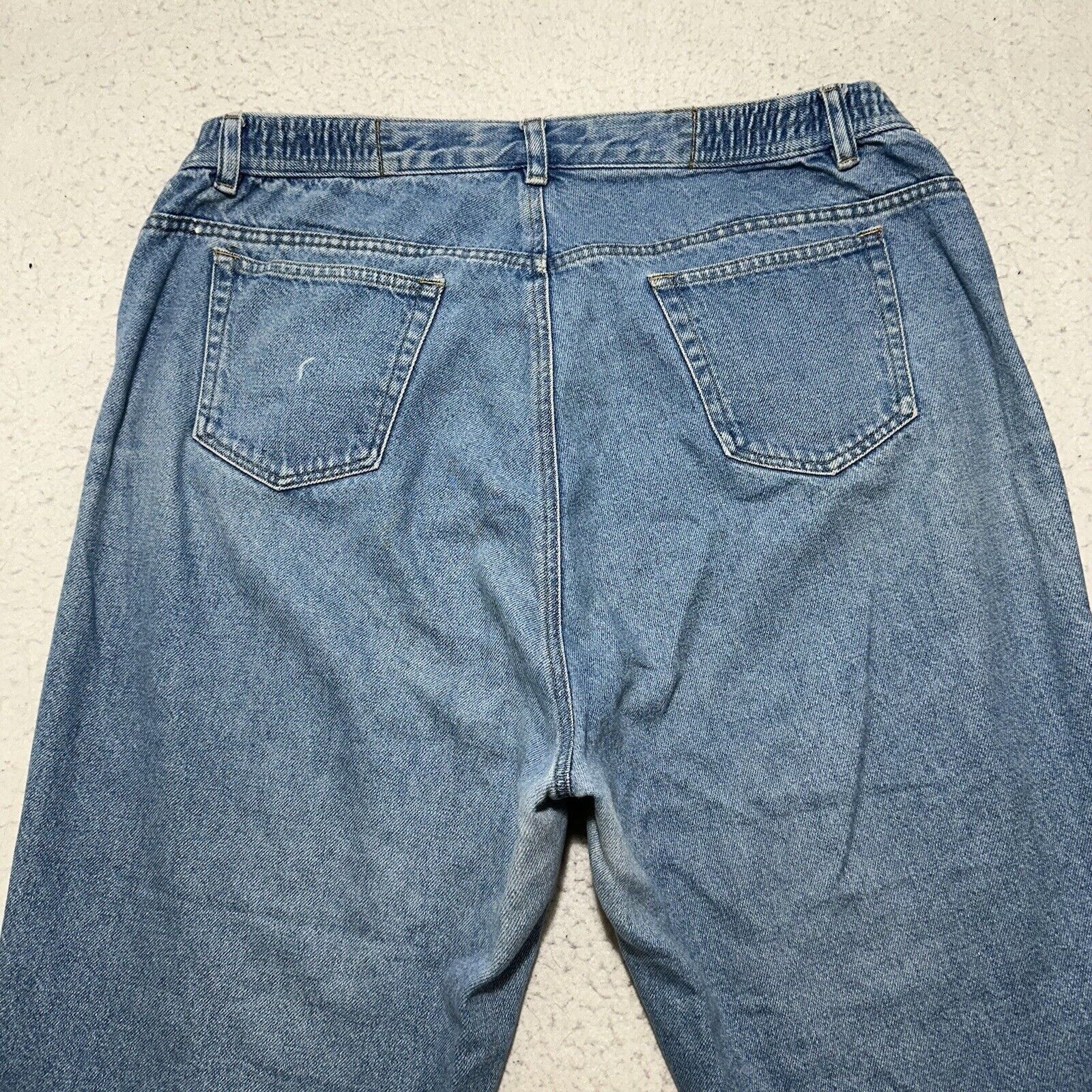 Liz Claiborne Liz Claiborne 18W Classic Fit Straight Leg Jeans Distressed Size 38" / US 16 / IT 52 - 9 Thumbnail