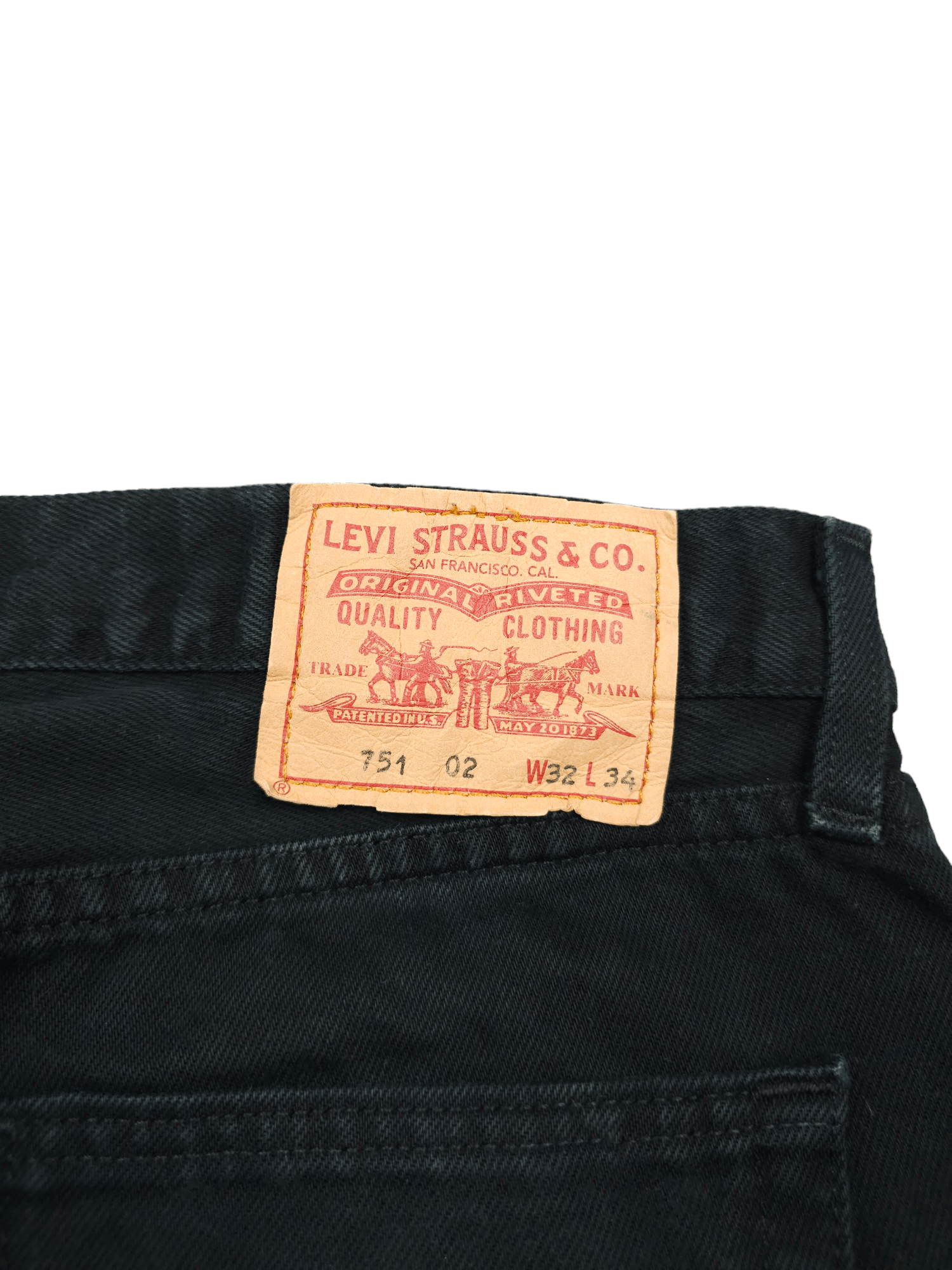 Levi's × Levi's Vintage Clothing 💎 Size 32/34 Vintage 90's Levi's 751 Jeans Y2K 501 505 Size US 32 / EU 48 - 5 Thumbnail