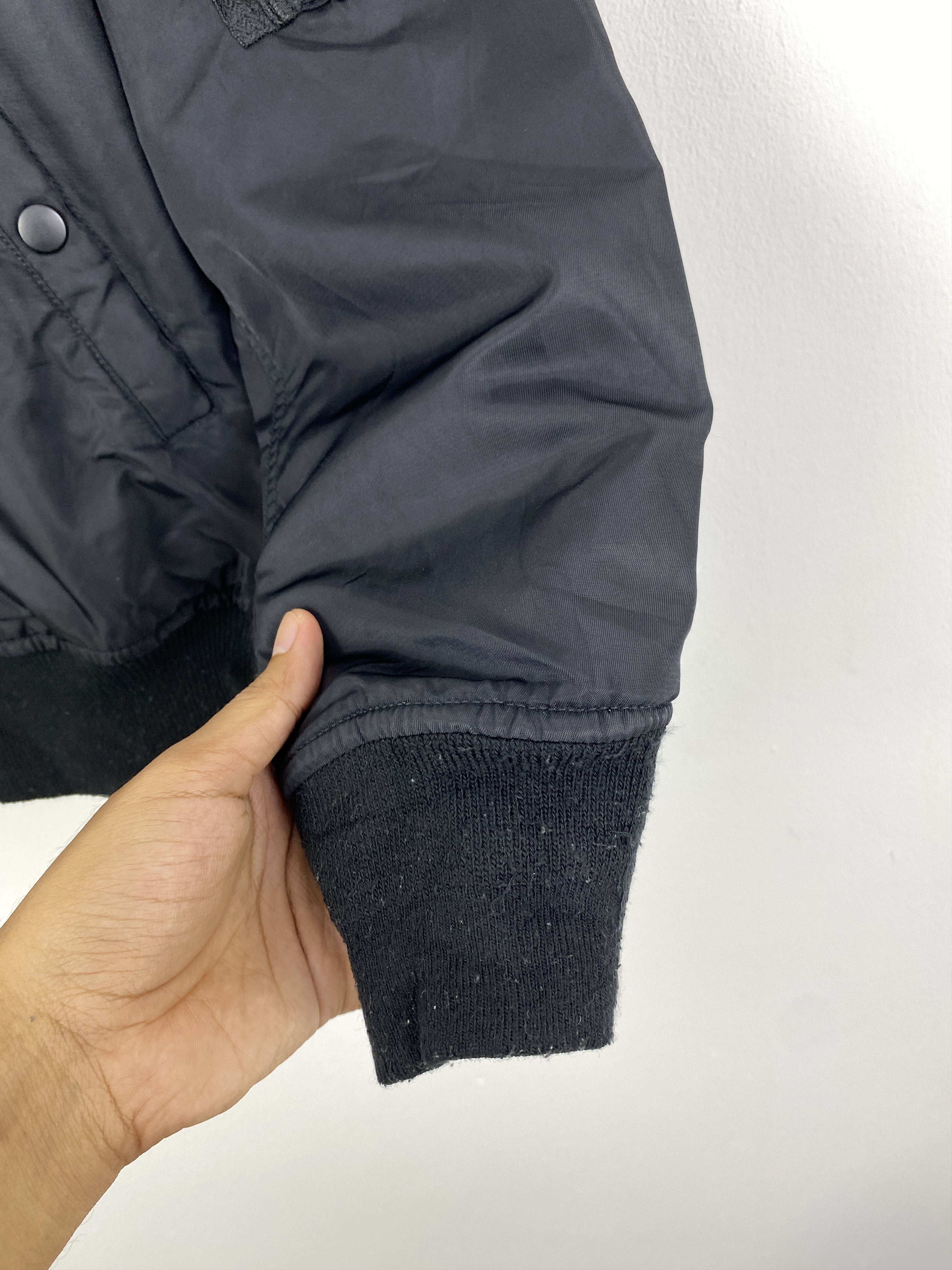 GU Vintage GU Full Zipper Black Bomber Jacket JA0181 Size US S / EU 44-46 / 1 - 7 Thumbnail