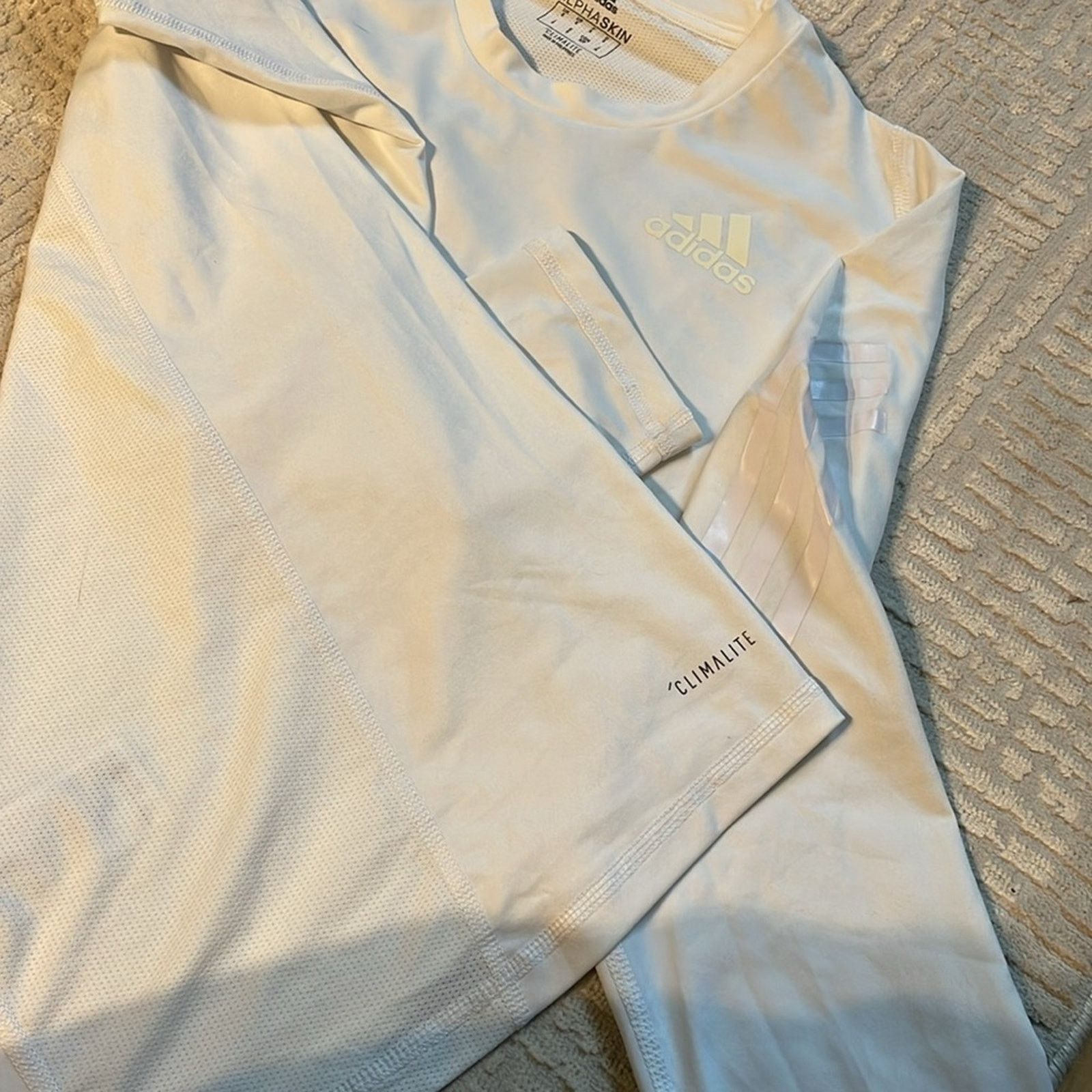 Adidas Adidas Men's Small Alphaskin Climalite Long Sleeve Shirt Size US S / EU 44-46 / 1 - 5 Thumbnail