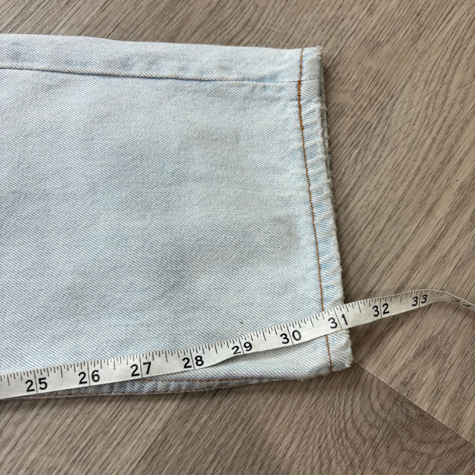 Levi's × Vintage Vintage 90s Levi's 501 Straight Leg Jeans 33x32 Made in USA Size US 33 - 8 Thumbnail