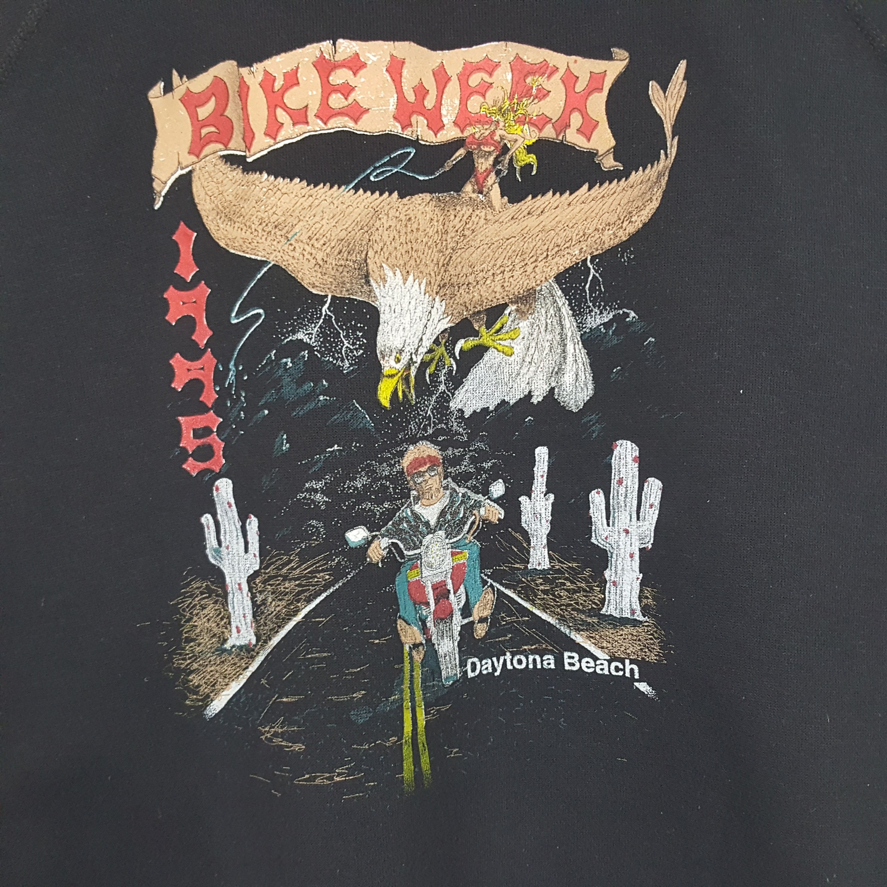 Daytona × Vintage Vintage Bike Week Daytona American Motorsports Sweatshirt Size US L / EU 52-54 / 3 - 2 Thumbnail
