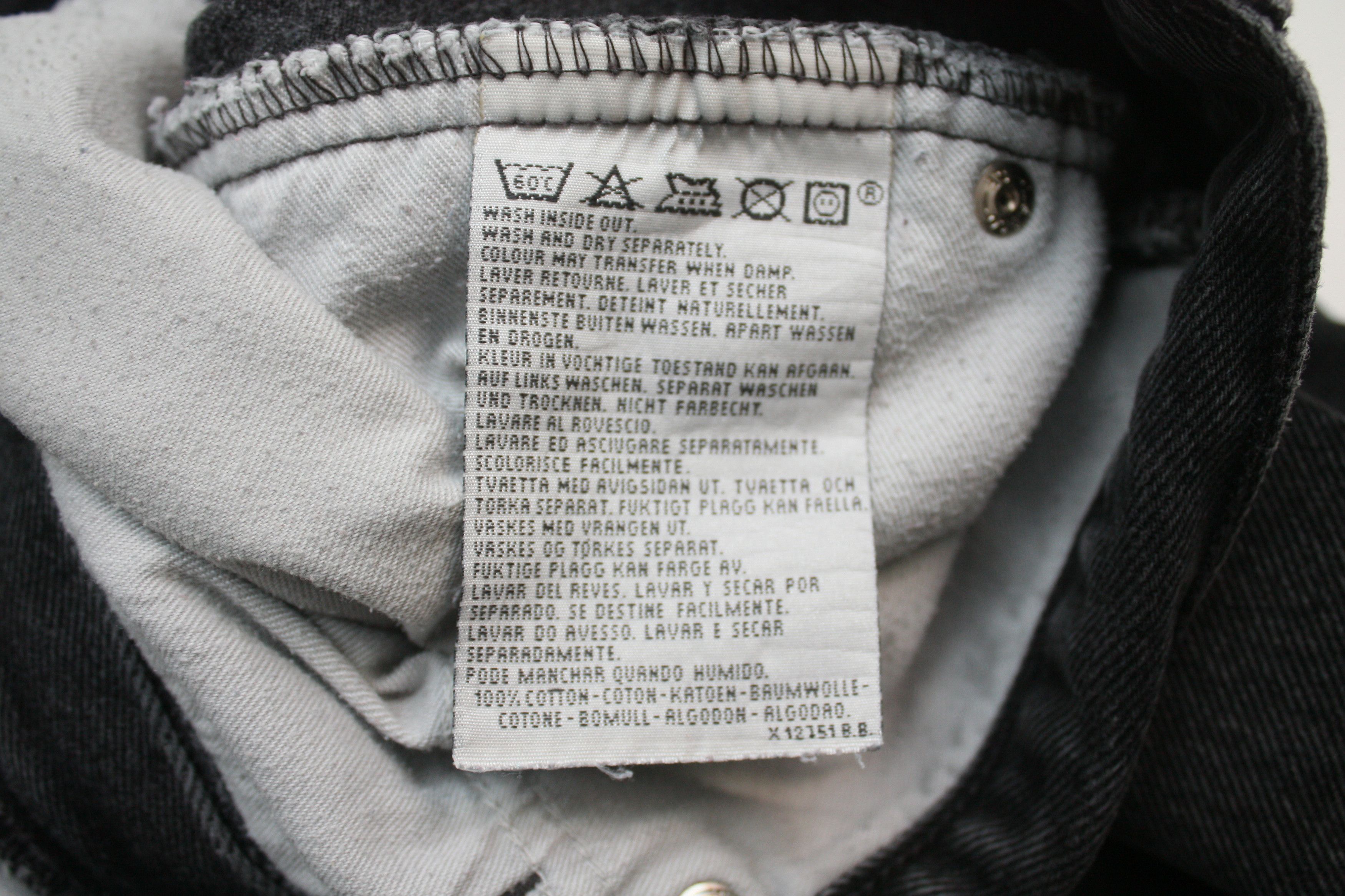 Levi's Vintage Clothing Levi's 615 Vintage Black Stonewashed Denim W36L32 Orange Tab Size US 36 / EU 52 - 7 Thumbnail