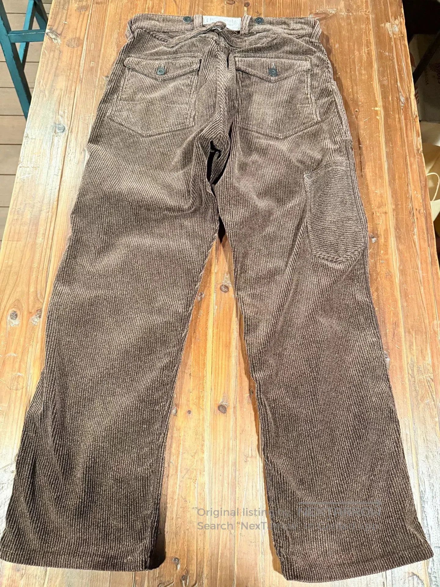 Freewheelers Freewheelers Brown Workwear Pants Size 30. Size US 30 / EU 46 - 2 Thumbnail