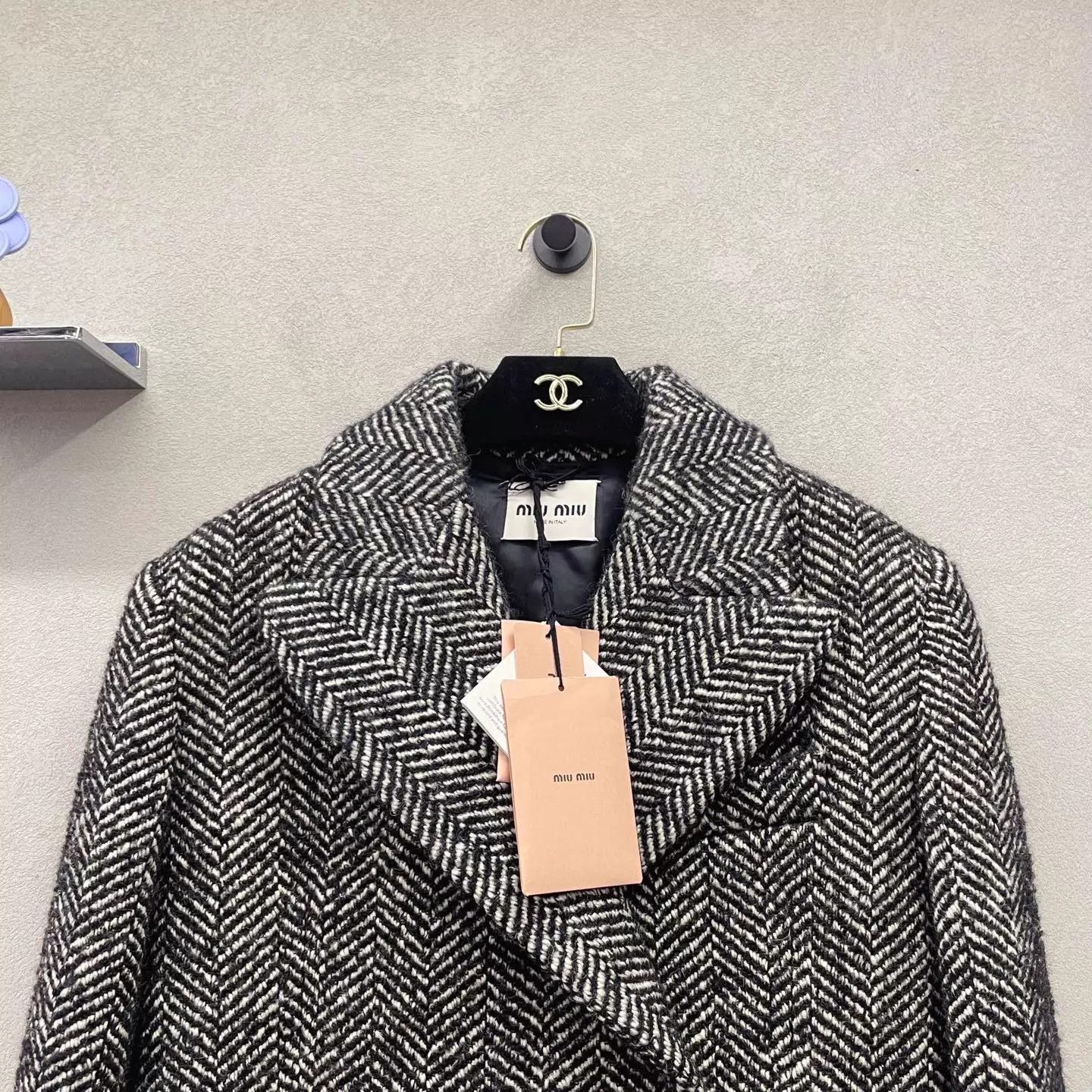 Miu Miu MIU MIU Houndstooth Vintage High-End Blazer 36 IT Size XS / US 0-2 / IT 36-38 - 4 Thumbnail
