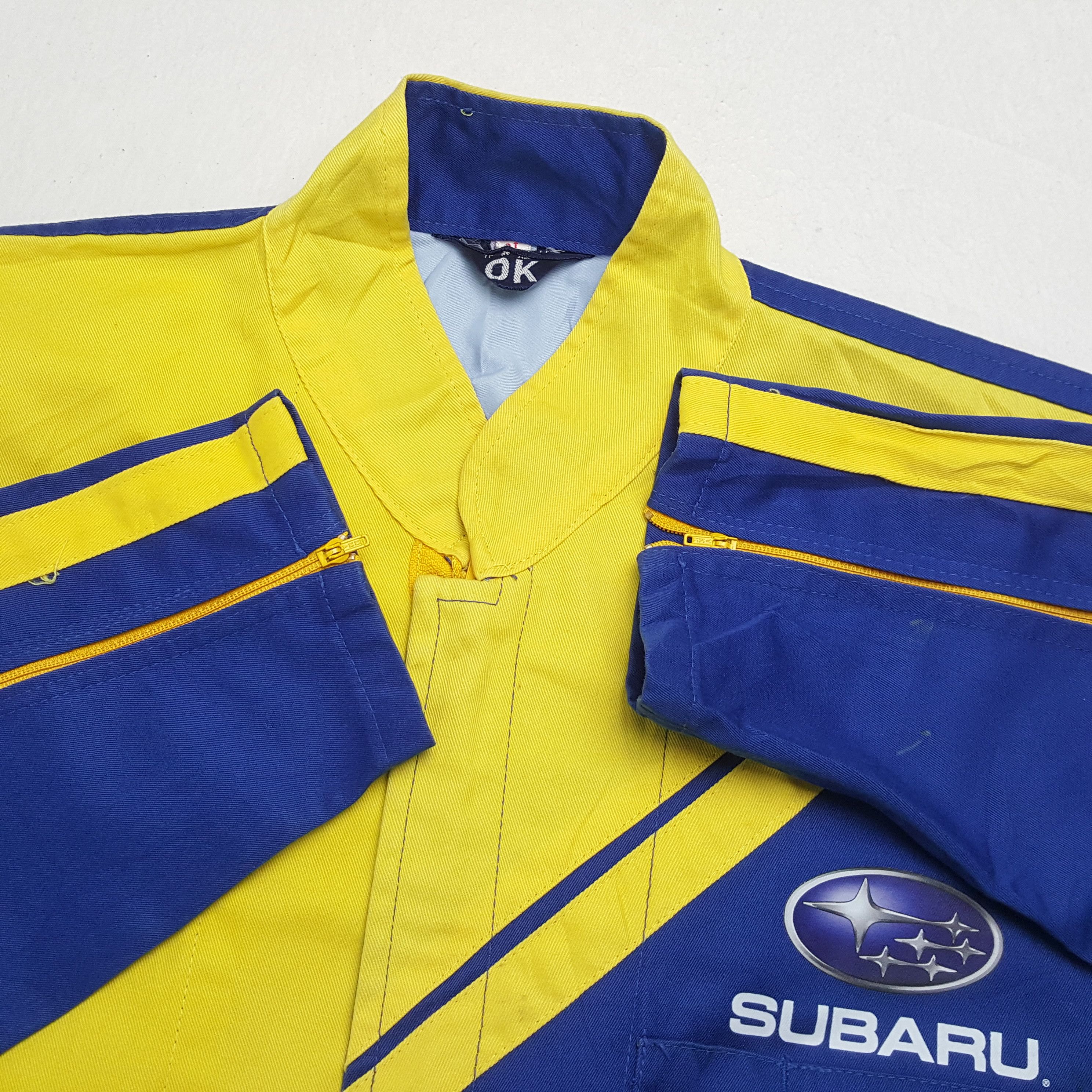 Japanese Brand × Vintage Vintage SUBARU Motorsports Racing Custom Coverall Jacket Size US M / EU 48-50 / 2 - 13 Thumbnail