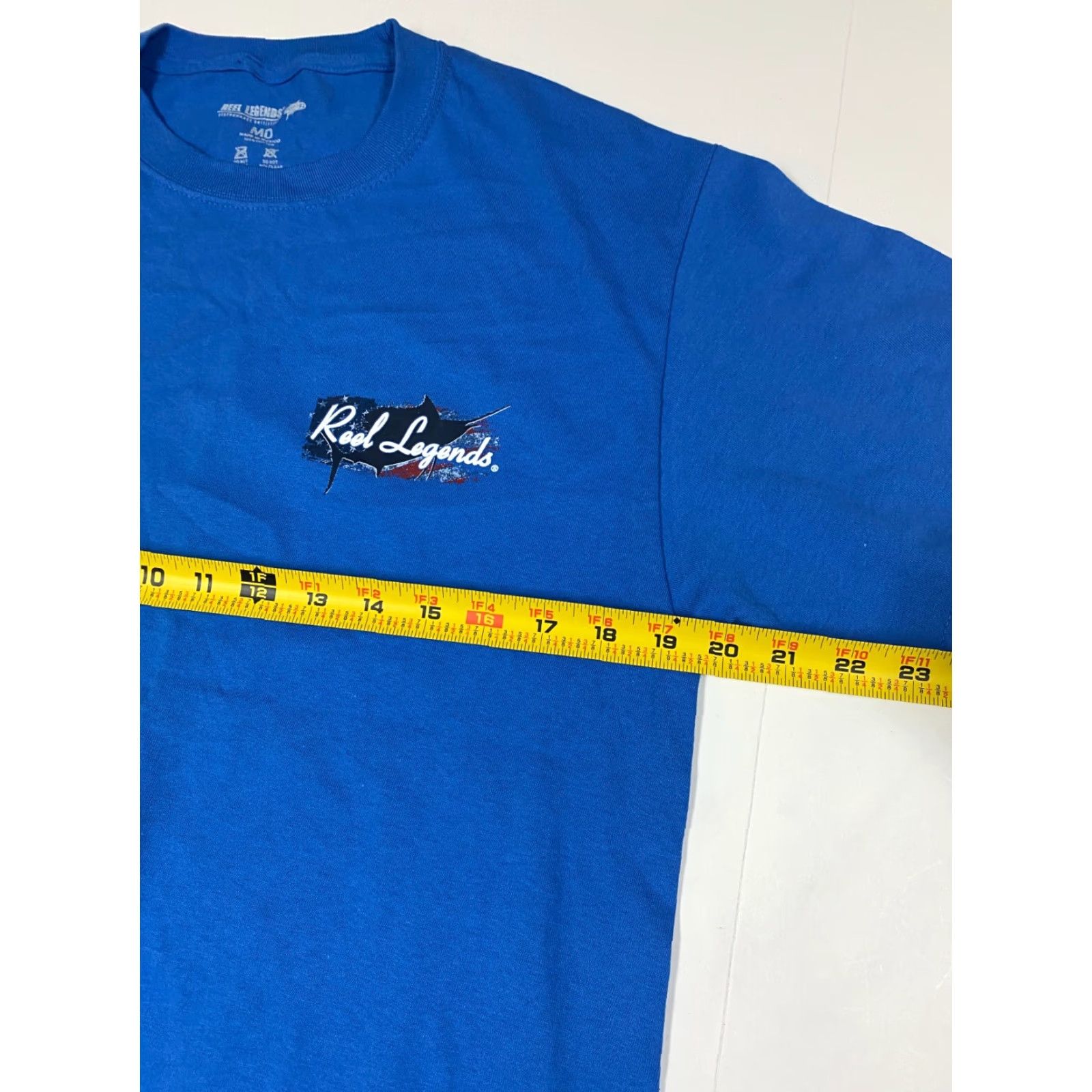 Vintage Reel Legends Shirt mens Medium blue from sea to shining sea Size US M / EU 48-50 / 2 - 5 Thumbnail