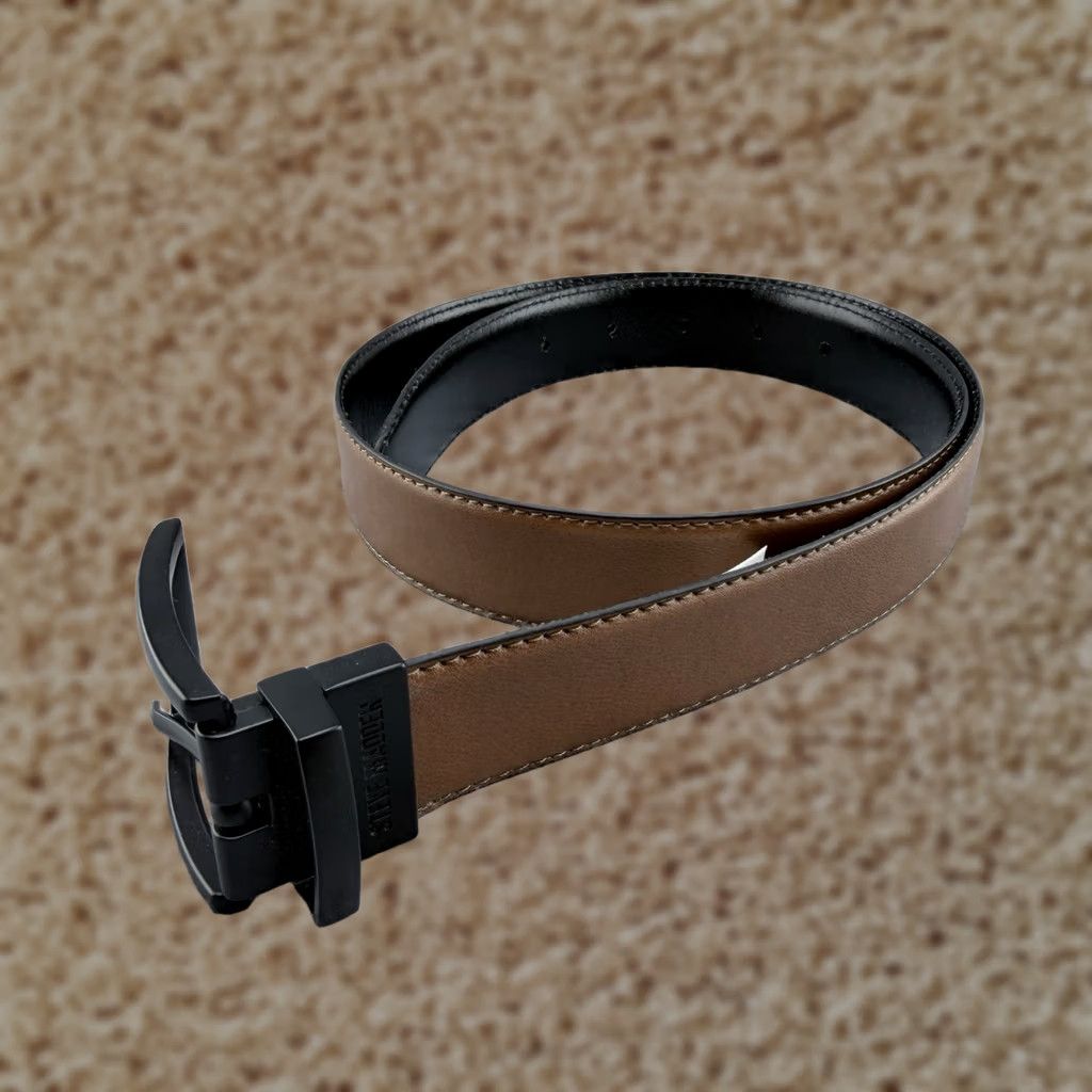 Steve Madden Steve Madden Reversible Belt Fits Men's Size 32 Black Brown Metal Buckle SMB-106 New Size 32 - 1 Thumbnail