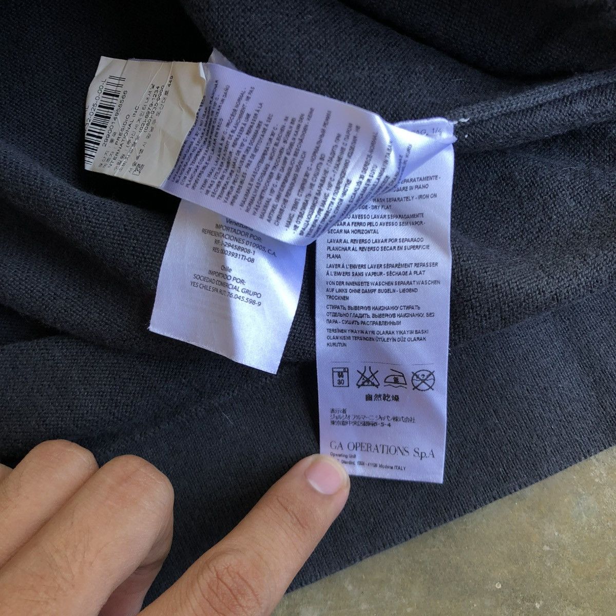 Armani Exchange Armani Exchange Logo Slevee Taped Ziphoodie Black Luxury Size US L / EU 52-54 / 3 - 19 Thumbnail
