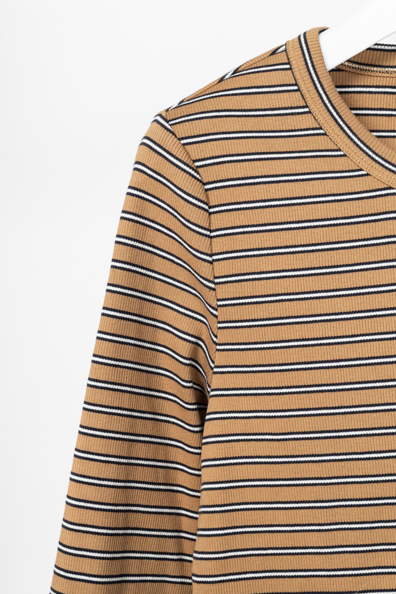 Veronica Beard Veronica Beard Pruitt Striped Three-Quarter-Sleeve Shirt Size L / US 10 / IT 46 - 5 Thumbnail
