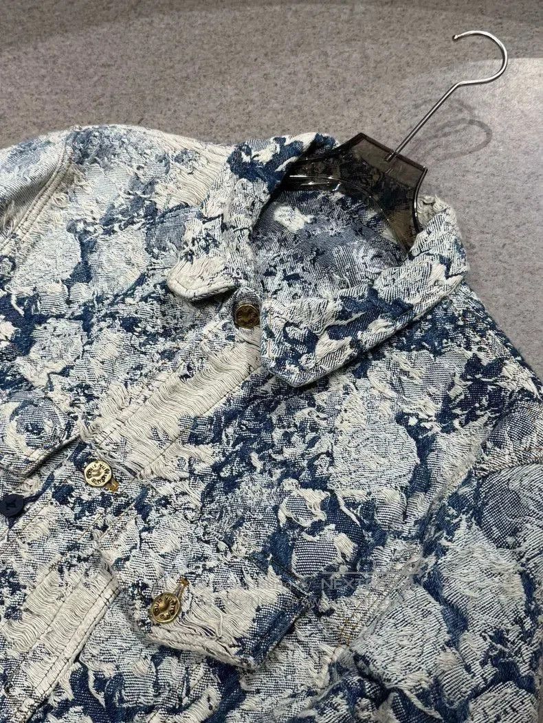 Louis Vuitton Louis Vuitton Floral Denim Jacket. Size US XL / EU 56 / 4 - 2 Thumbnail