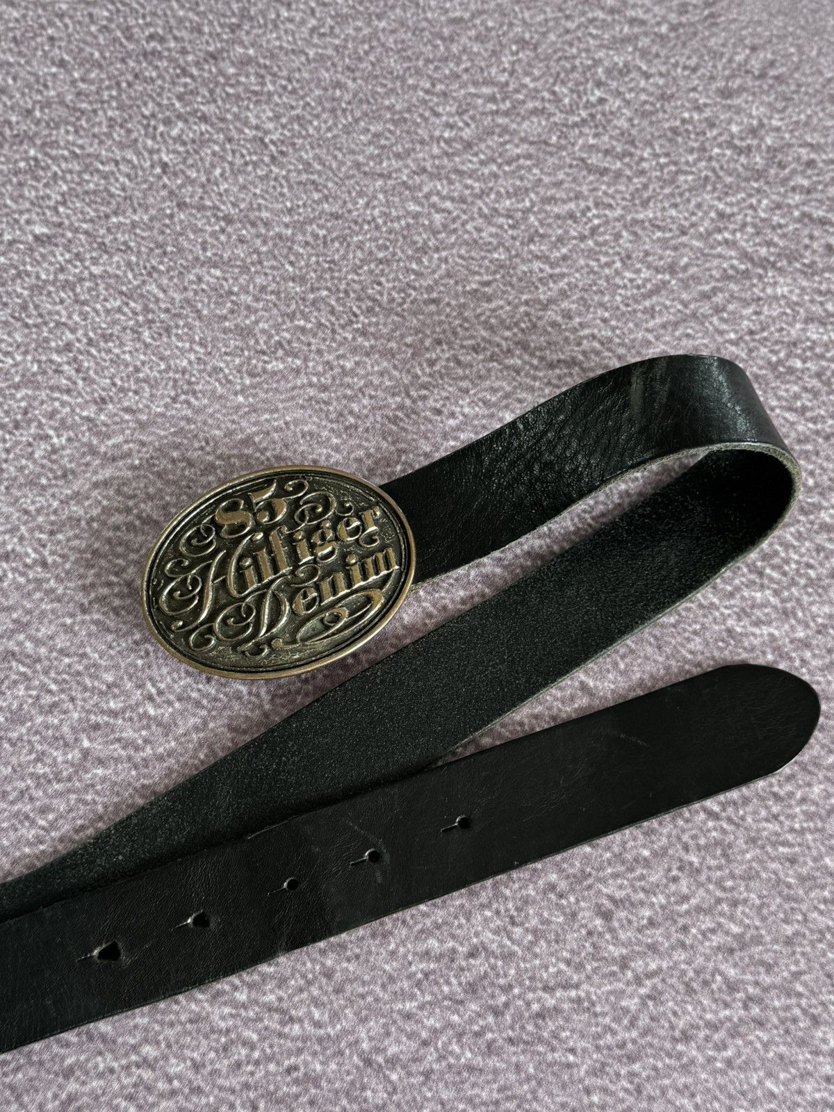 Hysteric Glamour Y2K 90s Hilfiger Denim Leather Metal Glam Belt Size ONE SIZE - 12 Thumbnail