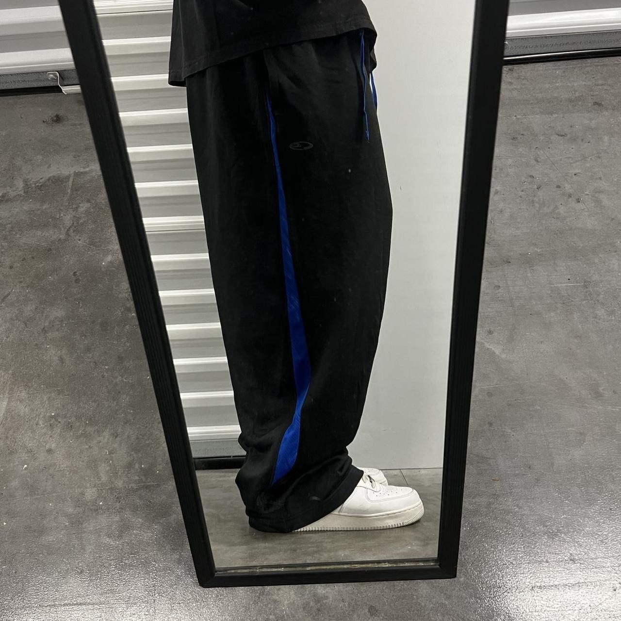 Vintage Vintage Y2K/2000s Baggy Striped Trackpants with pockets! Size US 44 / EU 60 - 1 Thumbnail