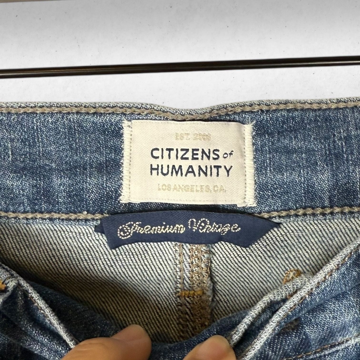 Citizens Of Humanity Citizens of Humanity Jeans Isola Womens 26 High Rise Raw Hem Size 26" / US 2 / IT 38 - 4 Thumbnail