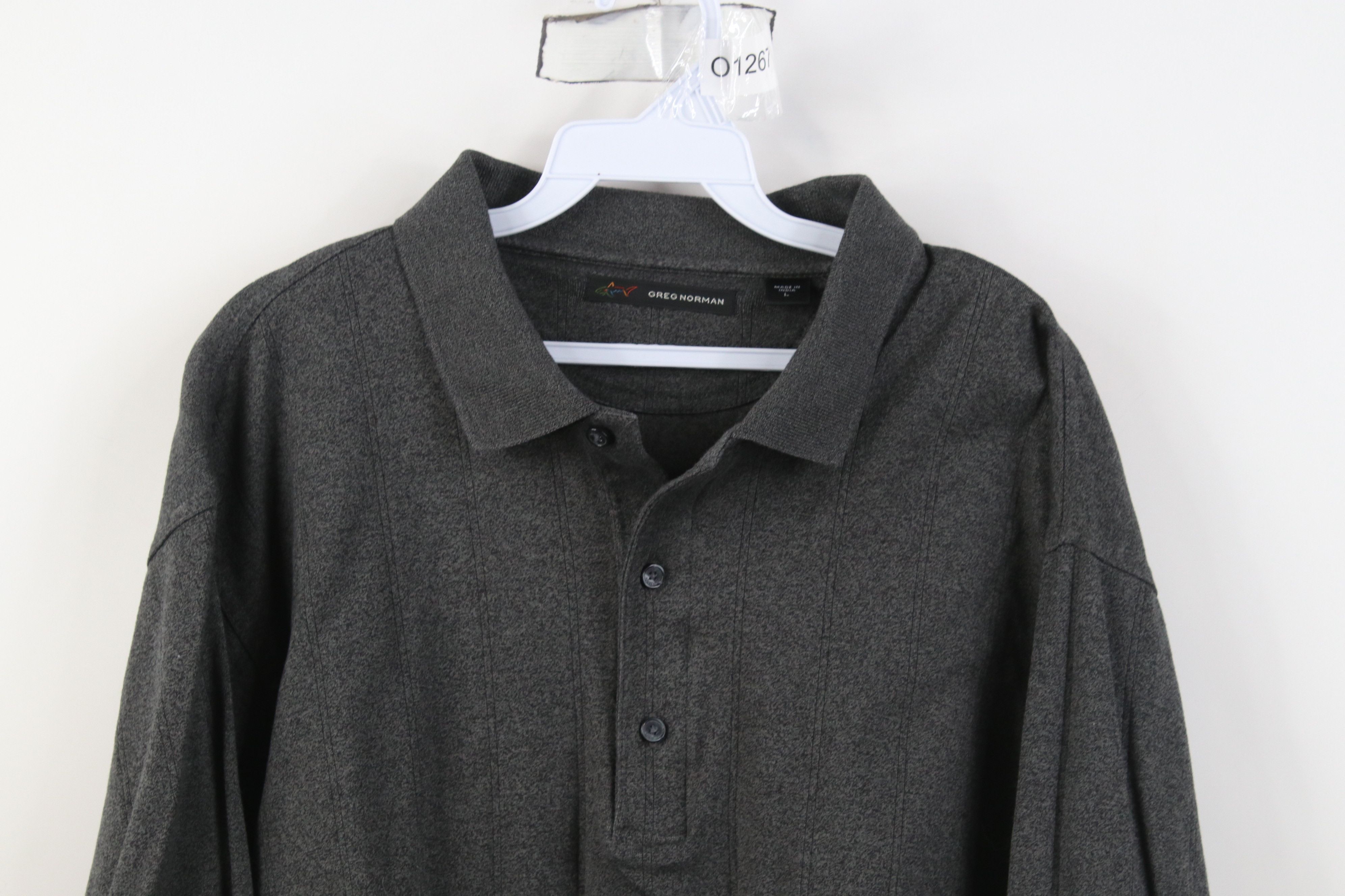 Vintage Vintage 90s Y2K Streetwear Heavy Long Sleeve Golf Polo Size US L / EU 52-54 / 3 - 2 Thumbnail