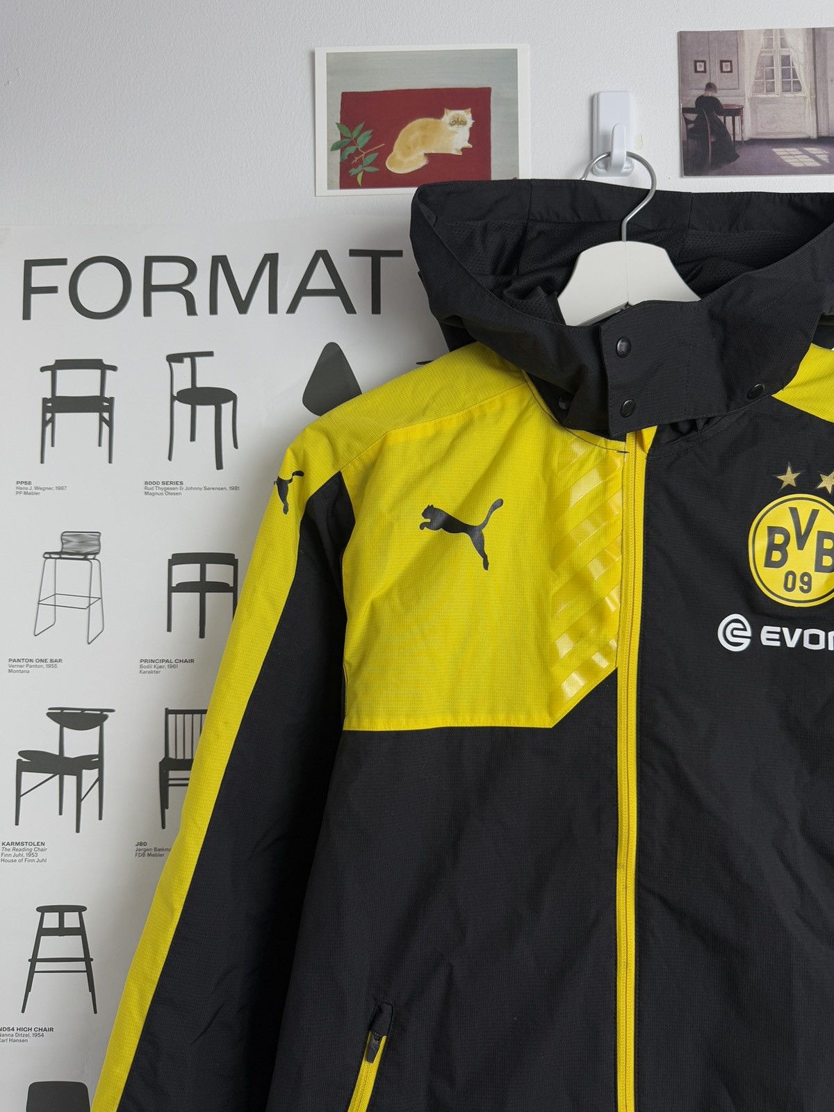 Puma × Vintage Vintage Puma Borussia Dortmund raincoat jacket S football Size US S / EU 44-46 / 1 - 3 Thumbnail