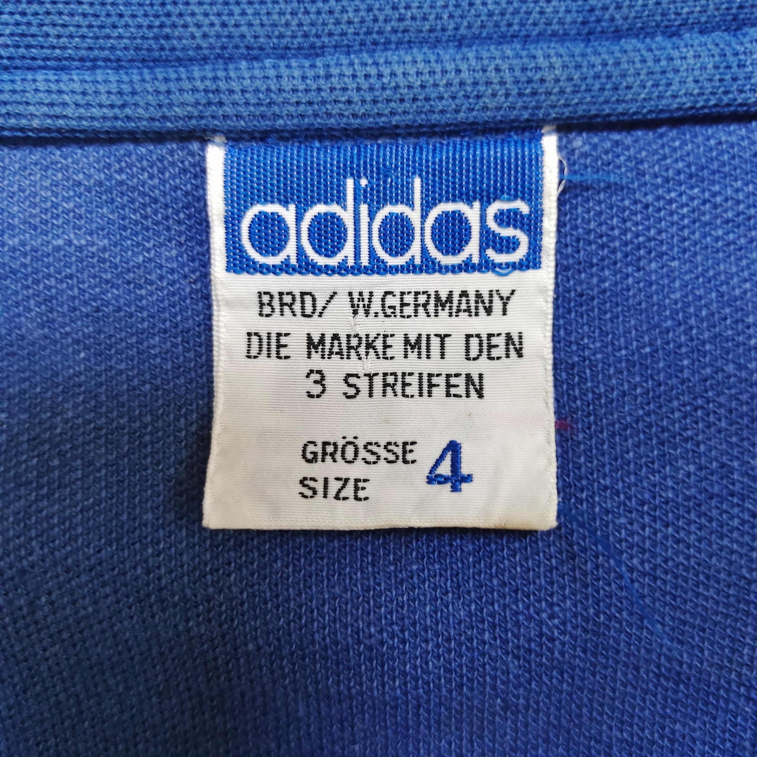 Adidas Vintage 70s Adidas Track Jacket West Germany Sportswear Size US S / EU 44-46 / 1 - 10 Thumbnail