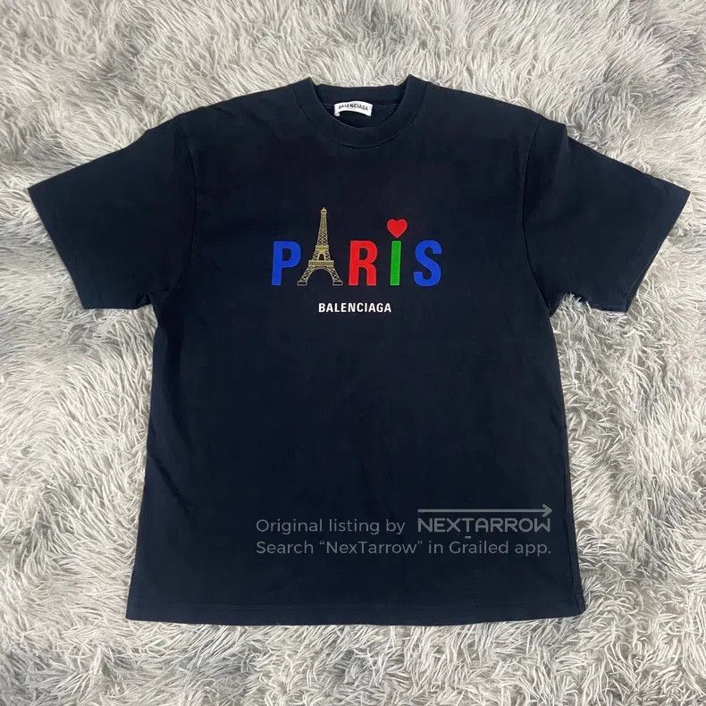 Balenciaga Balenciaga Eiffel Tower Short Sleeve Size XS Size US XS / EU 42 / 0 - 1 Thumbnail
